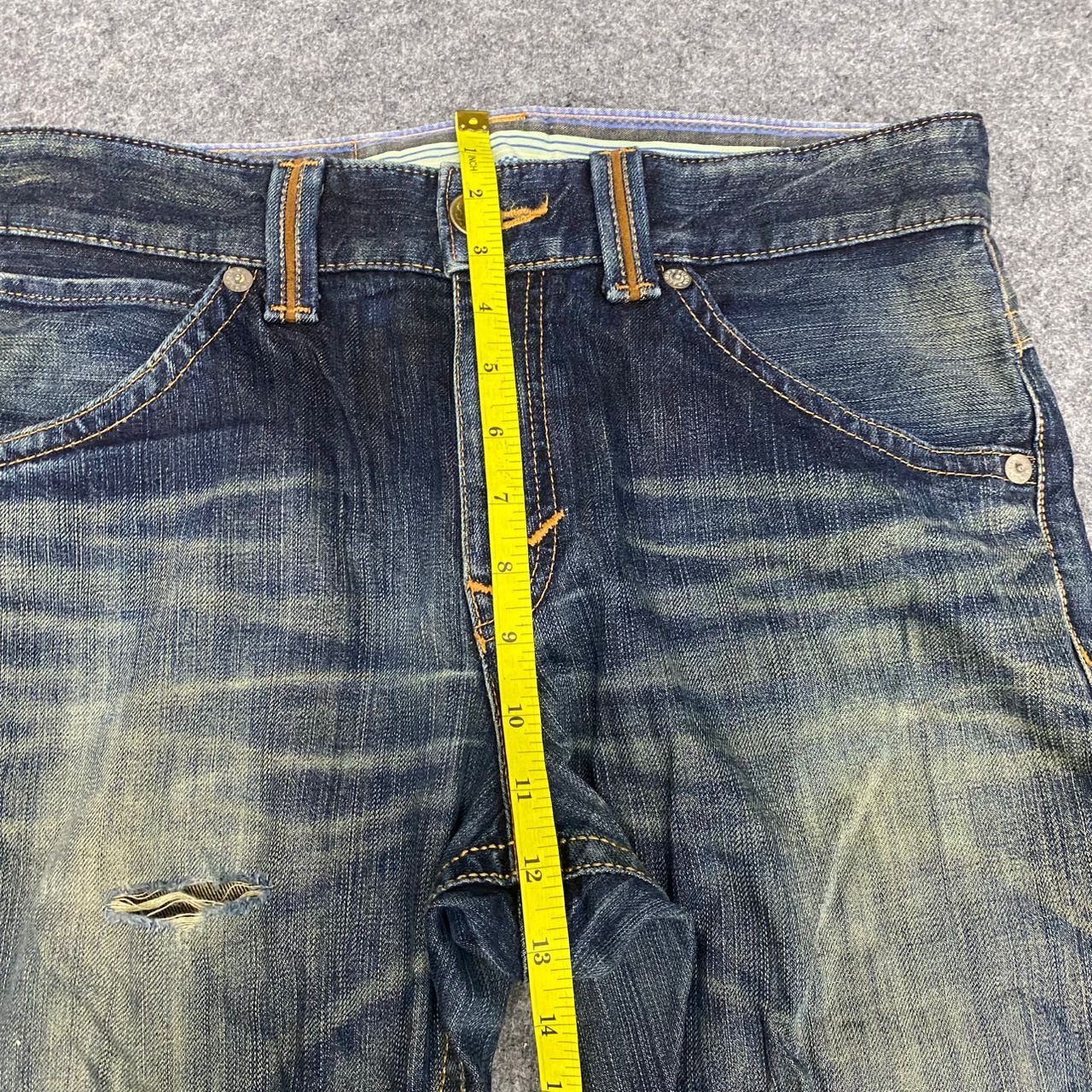 If Six Was Nine 💥 Need Gone💥 Edwin Exclusive Vintage Distressed Denim Size US 32 / EU 48 - 5 Thumbnail