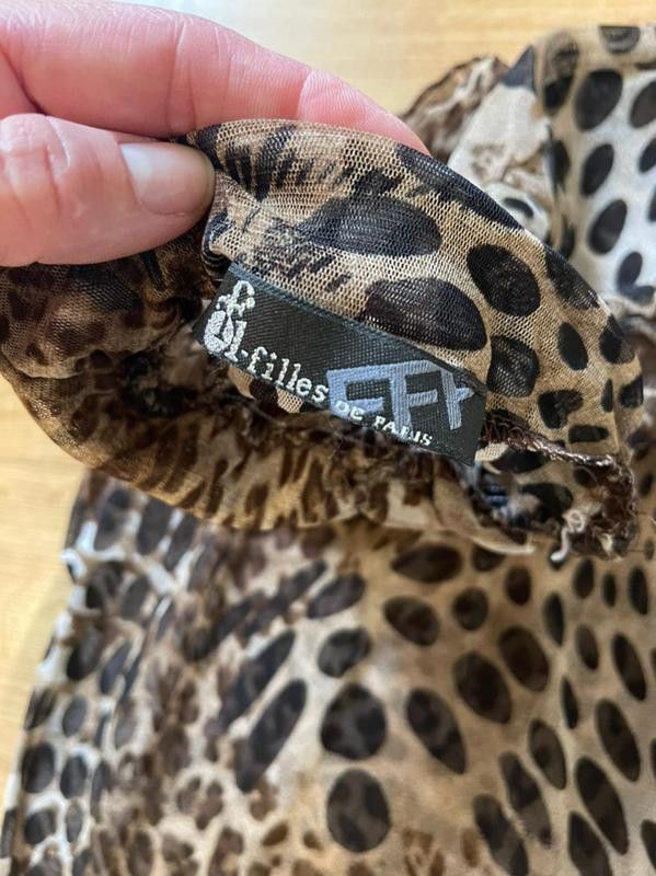 Japanese Brand Leopard tshirt leopart top sz s/m turtleneck Size M / US 6-8 / IT 42-44 - 2 Thumbnail