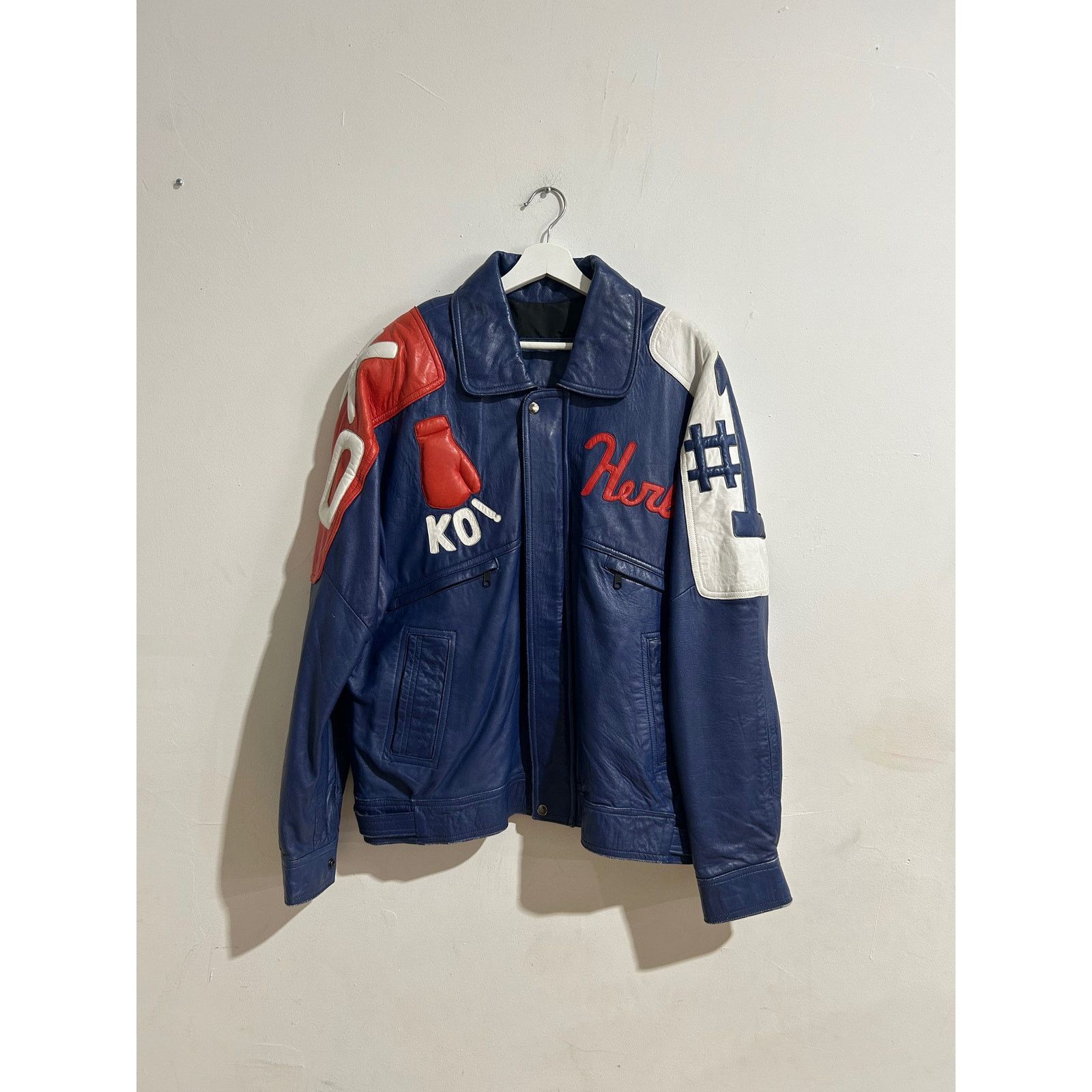 IRON MIKE TYSON JUST ANOTHER KO LEATHER JACKET XL