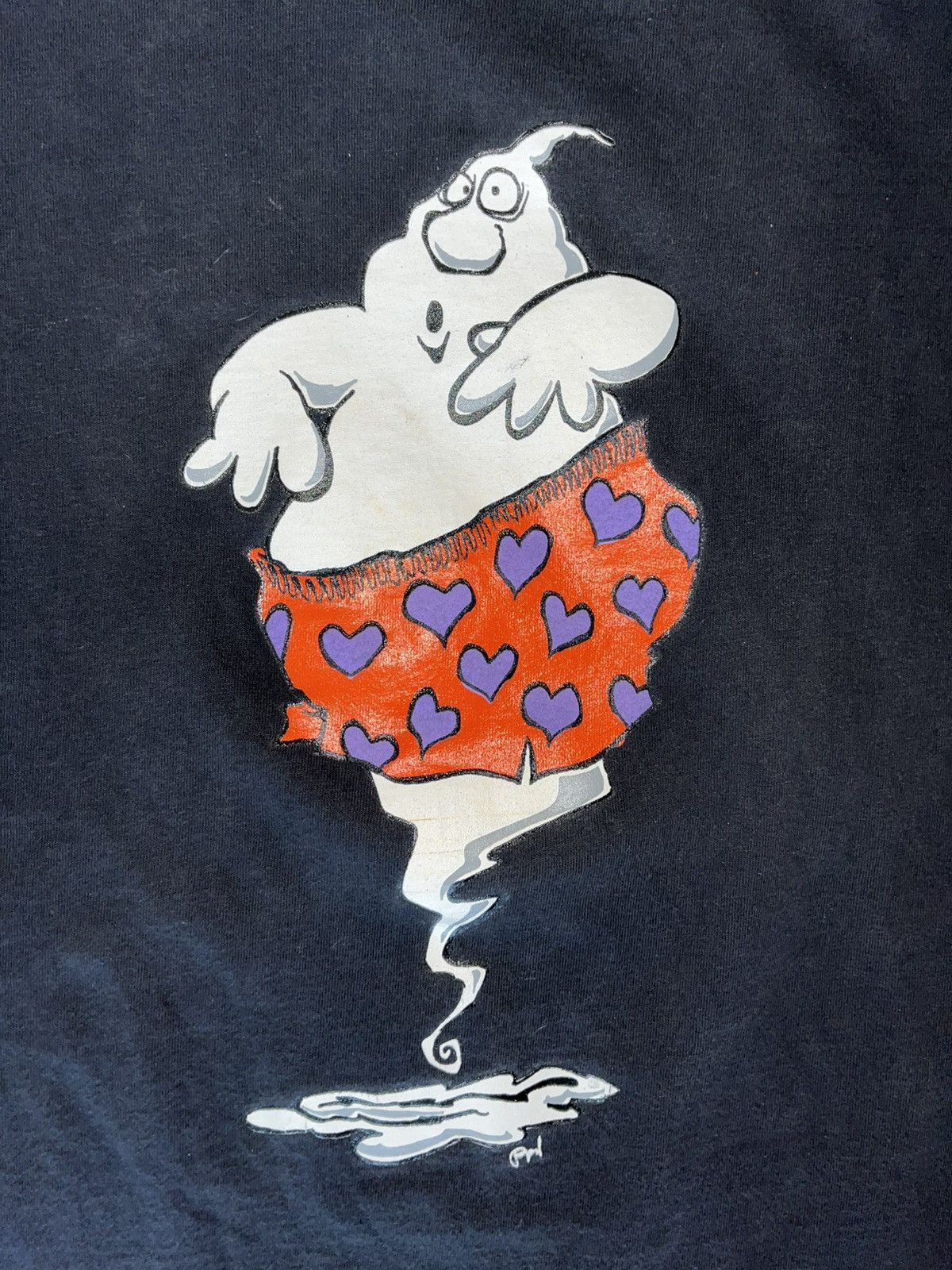 Other Crazy 90’s Faded Thrashed ERD Grunge Skater Funny Ghost Tee Size US XL / EU 56 / 4 - 2 Thumbnail