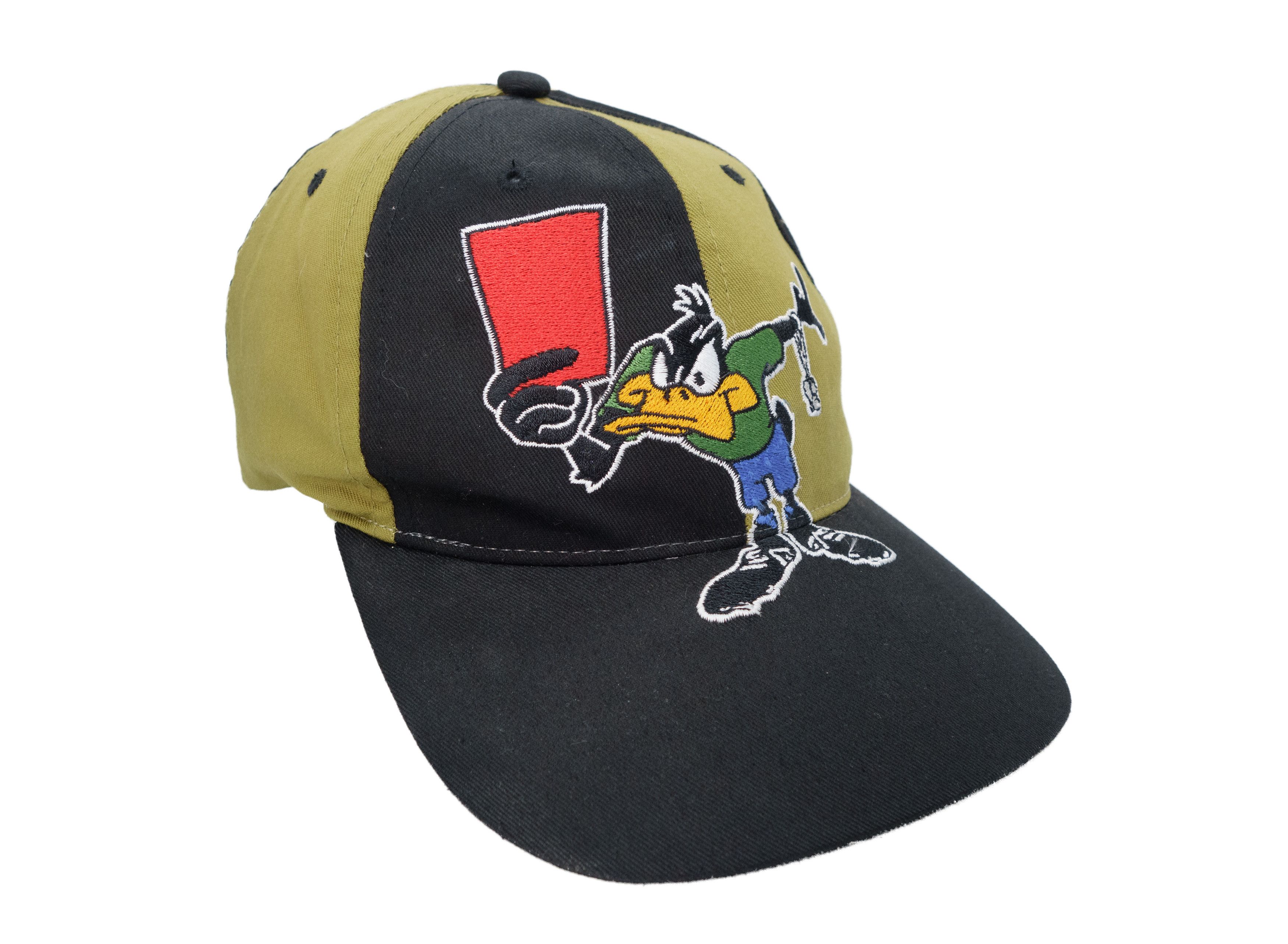 Warner Bros Looney Tunes 90s Daffy Duck Sport Referee Cartoon Cap 1997 Size ONE SIZE - 1 Thumbnail
