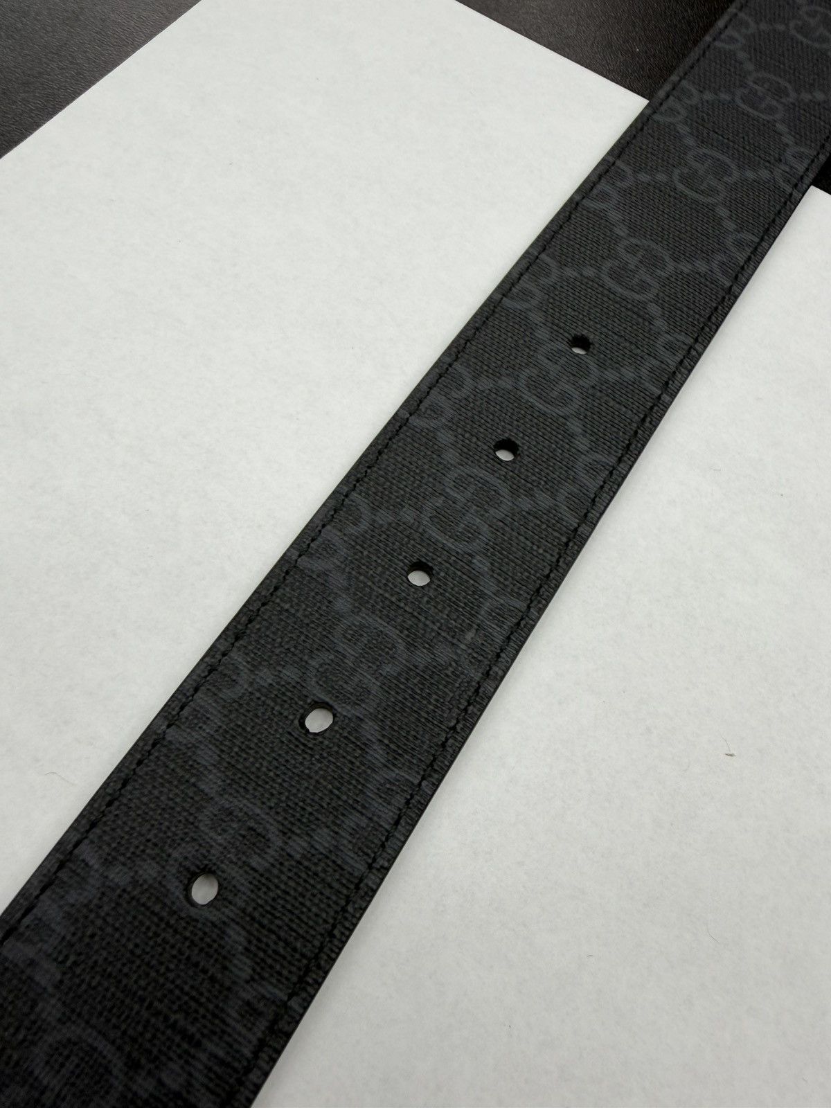 Gucci Size 30/80 - Gucci Monogram GG Supreme Canvas Reversible Size 30 - 5 Thumbnail