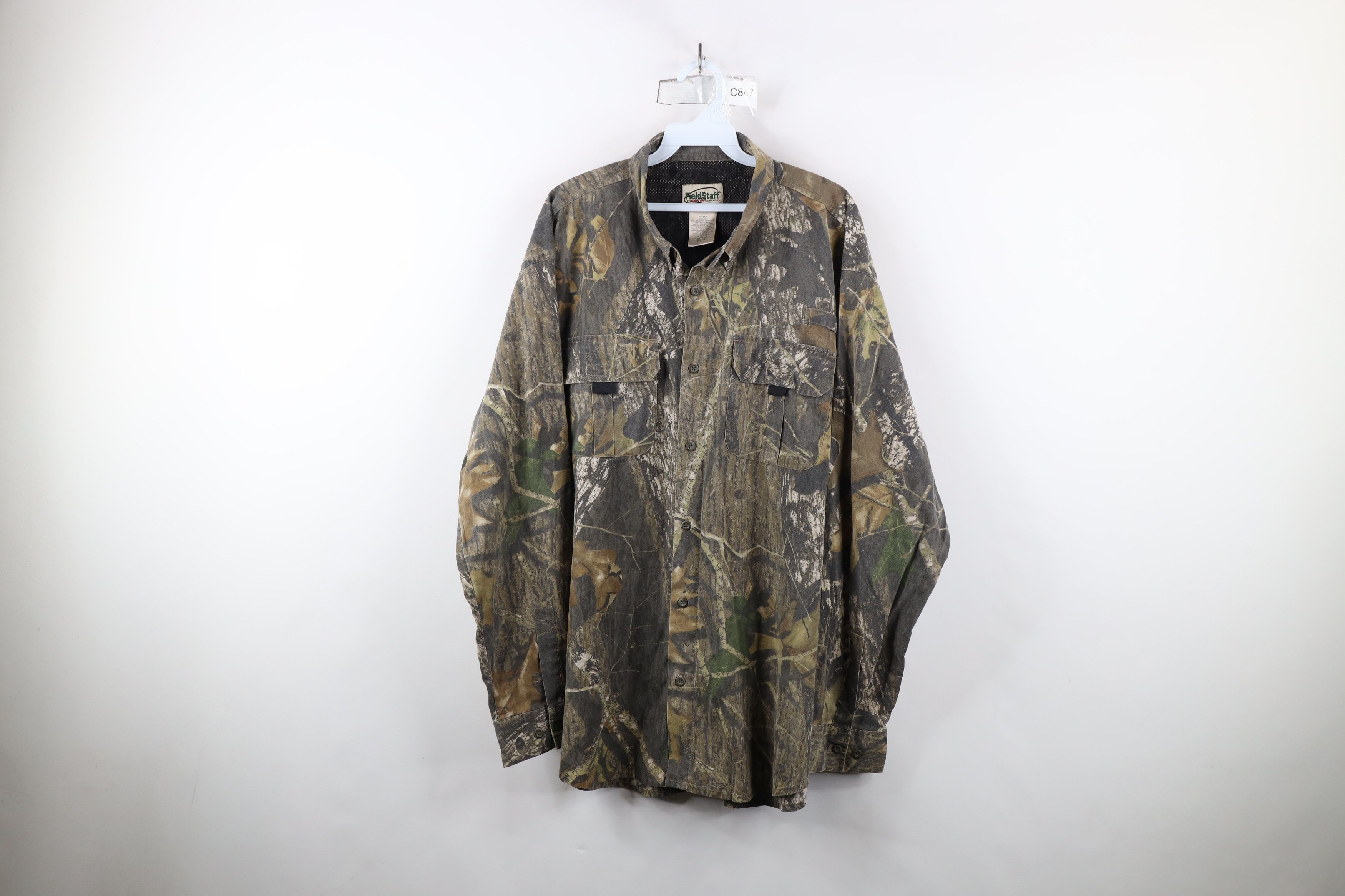 Vintage Vintage Y2K Streetwear Camouflage Collared Button Shirt Size US XL / EU 56 / 4 - 1 Thumbnail
