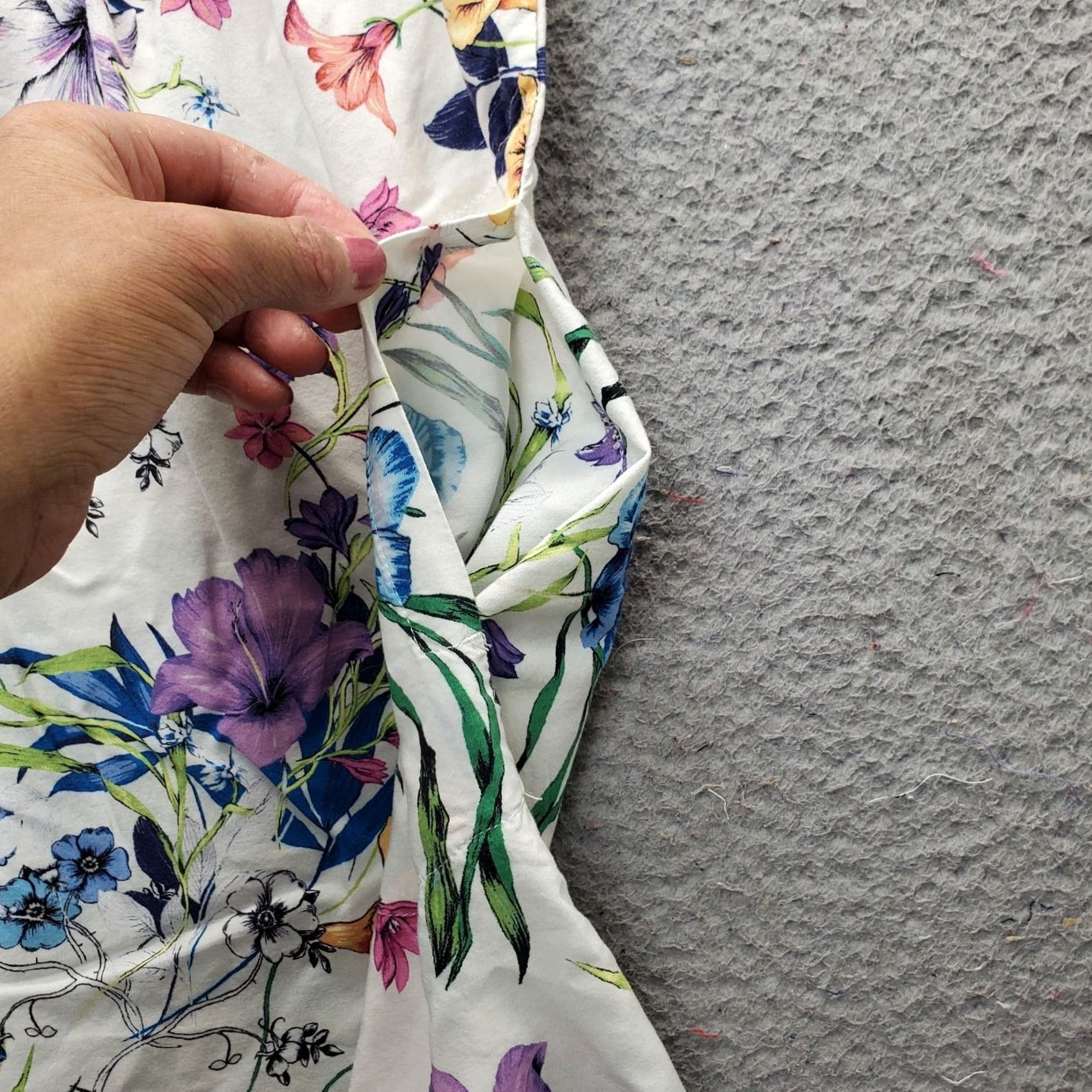 J. Jill J. Jill Sheath Dress Womens Size S Mult Floral Rayon Pleated Crew Neck Sleeveless Midi Casual Party/Cocktail Size S / US 4 / IT 40 - 5 Thumbnail