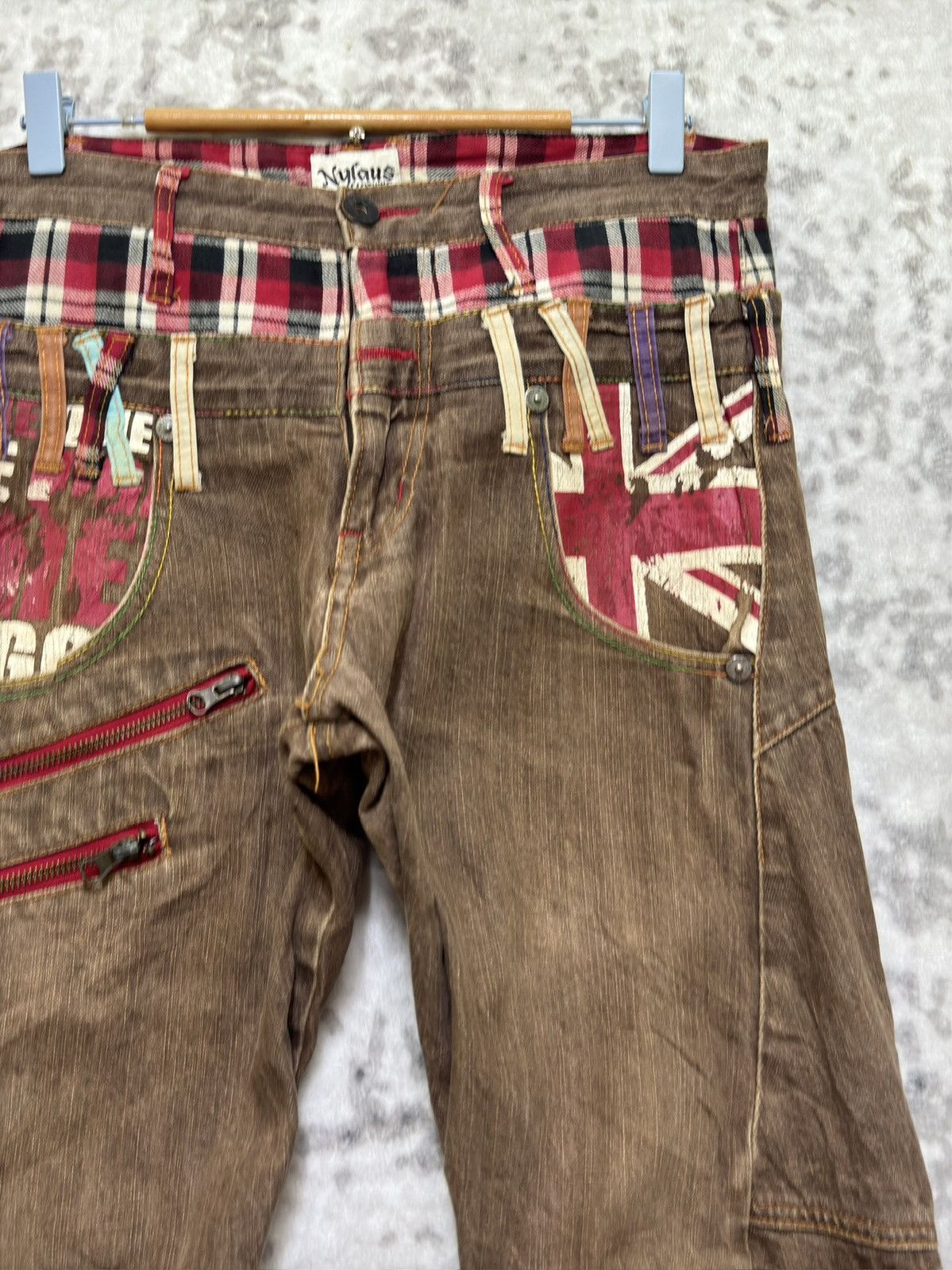 Hysteric Glamour Nylaus Clothing Double Waist Punk Jack Union Zipper Style Size US 31 - 5 Thumbnail