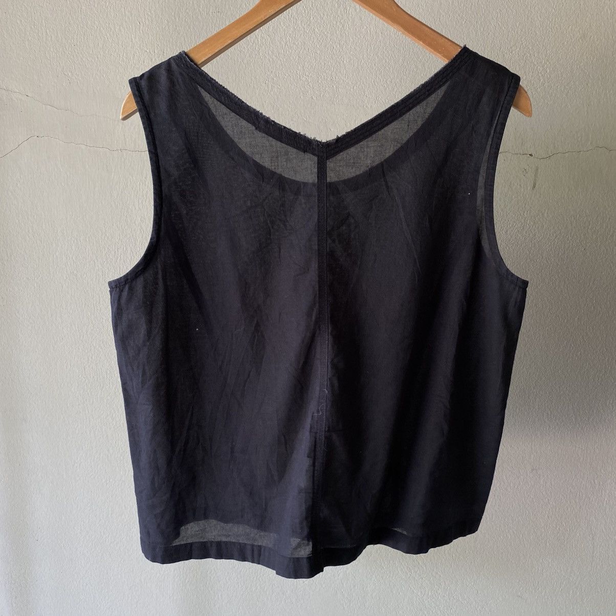 Zucca ZUCCA Black Sleeveless Blouse Size M / US 6-8 / IT 42-44 - 2 Thumbnail