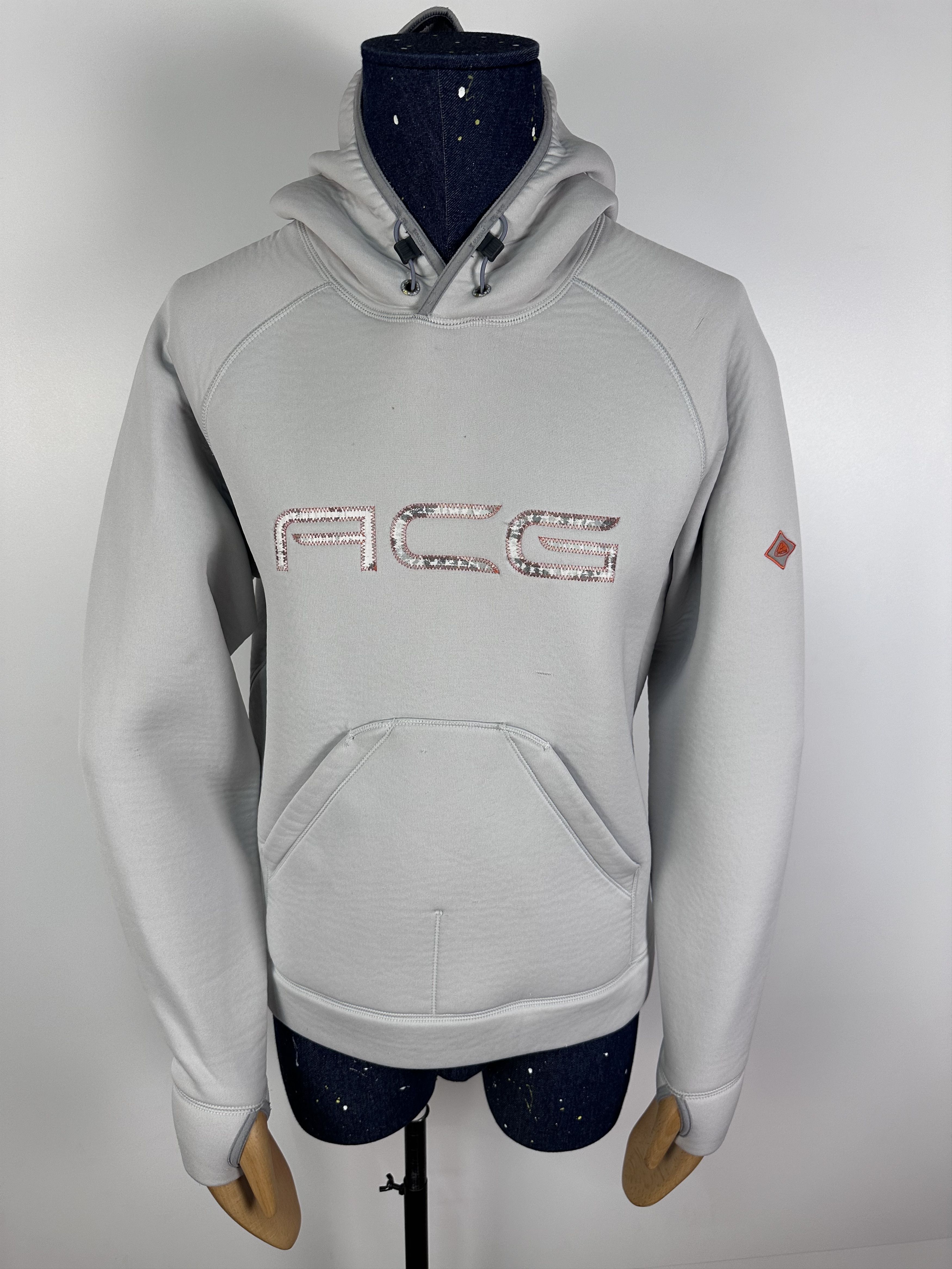 Nike × Nike ACG × Vintage Vintage Nike Acg Hoodie Gray Mens Size S Size US S / EU 44-46 / 1 - 2 Thumbnail