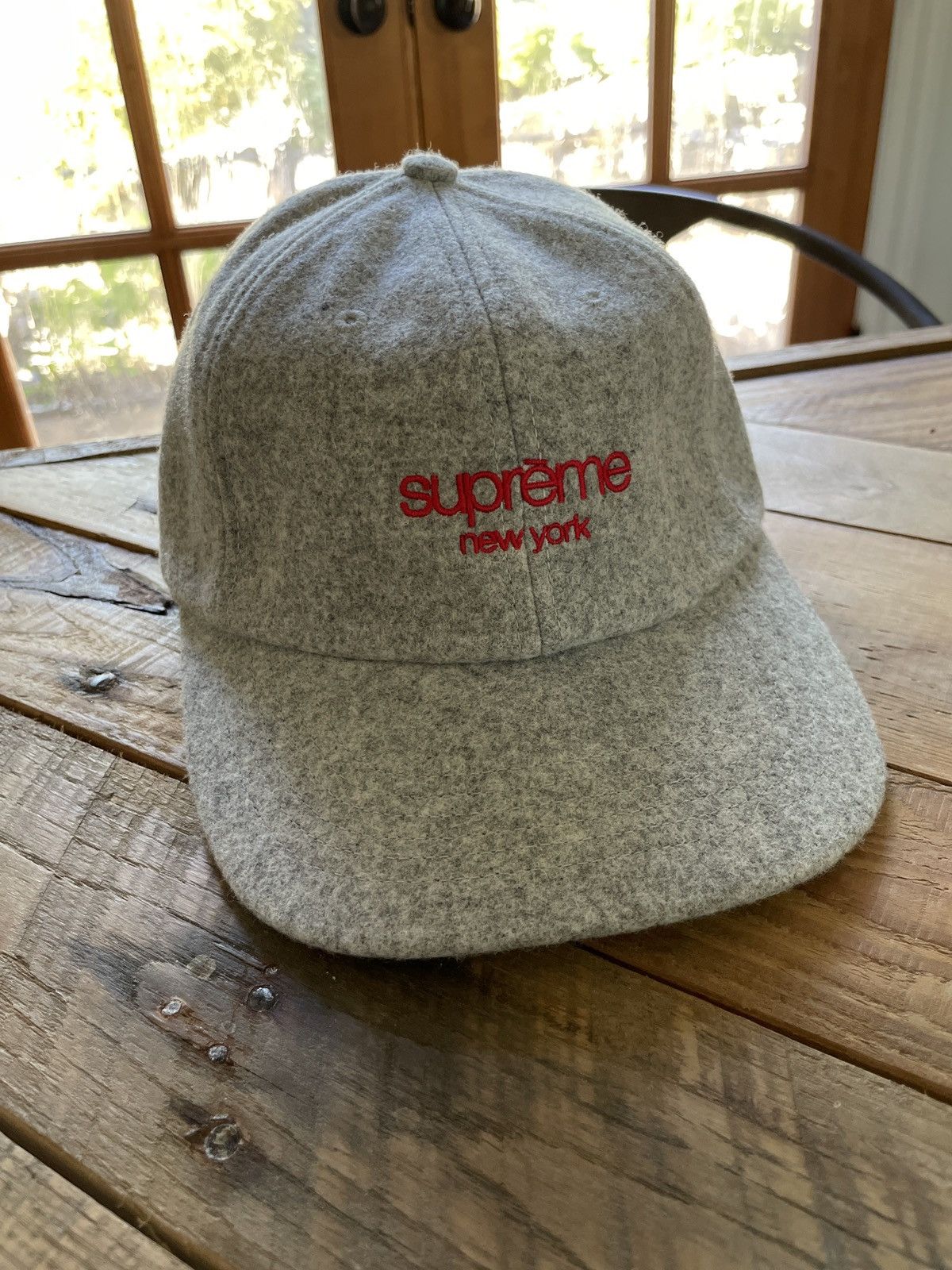Supreme cap grey clearance