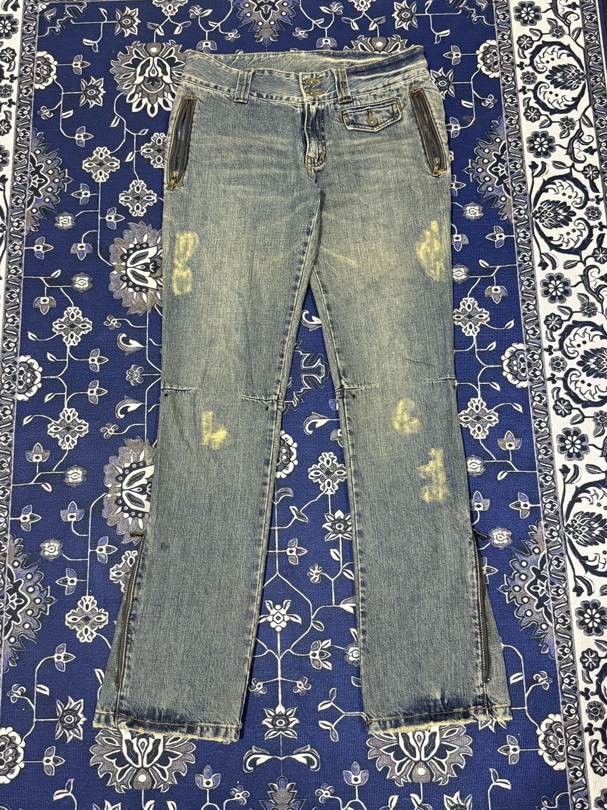 semanticdesign Rare Semanticdesign Flare Multipocket Zipper Jeans Size US 32 / EU 48 - 1 Thumbnail