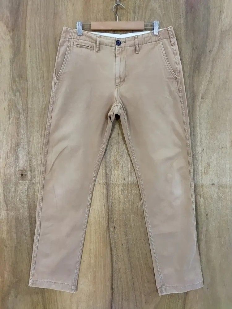 Japanese Brand GU BROWN CHINO PANTS Size US 34 / EU 50 - 1 Thumbnail