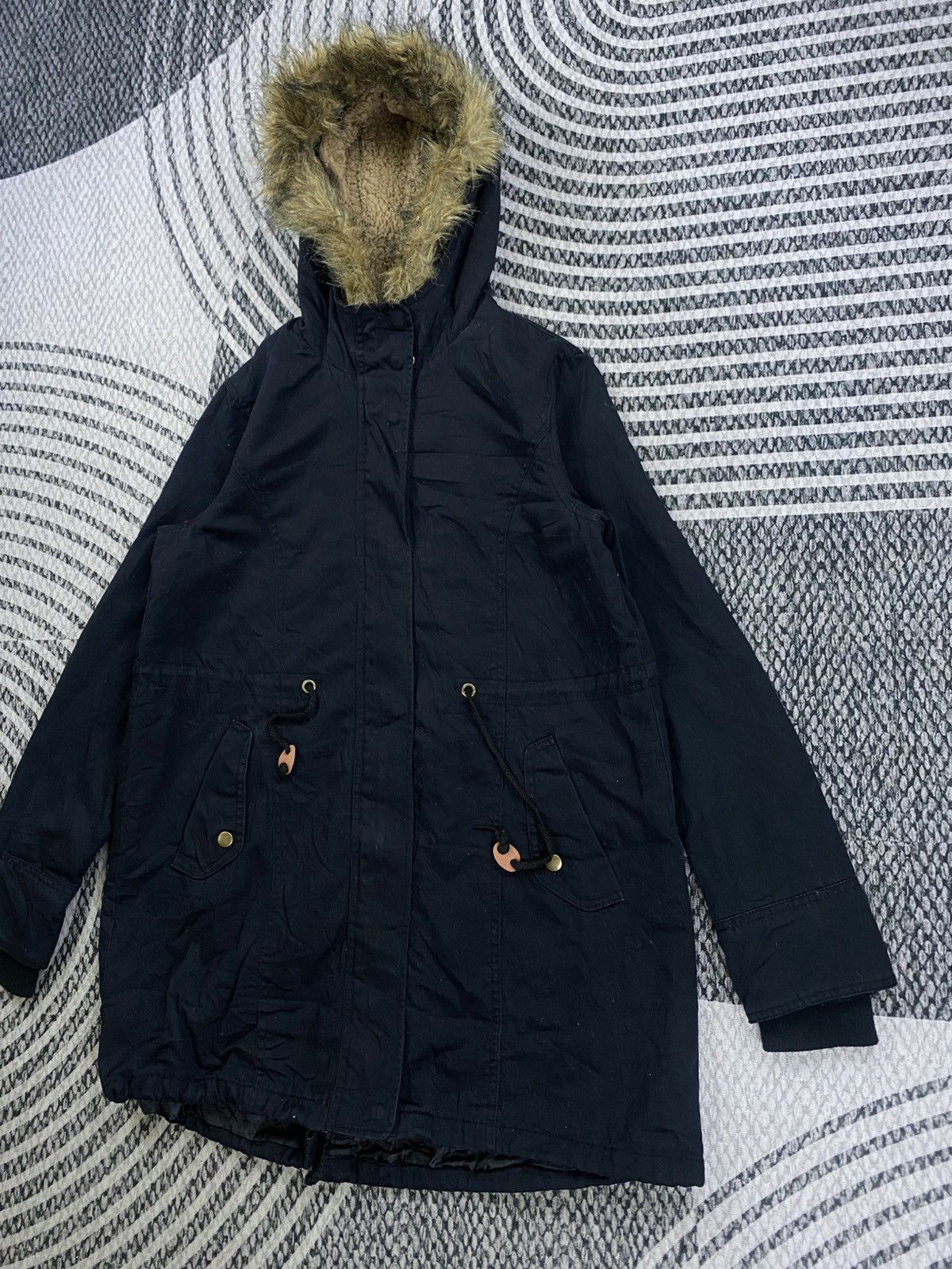 Infinite Archives Vintage Archive Faux Fur Hooded Parka Jacket Size US M / EU 48-50 / 2 - 4 Thumbnail