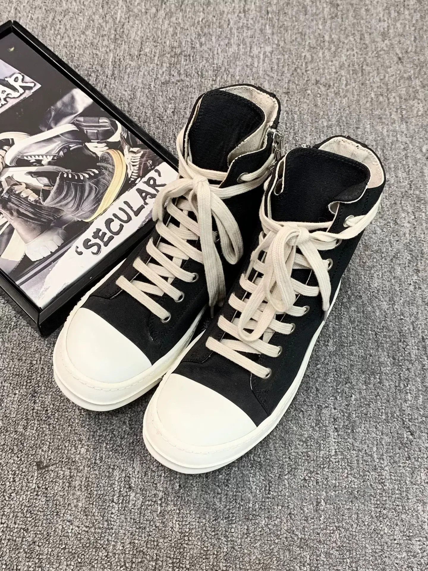 Rick Owens Drkshdw rick owens high. Size US 5.5 / IT 35.5 - 2 Thumbnail