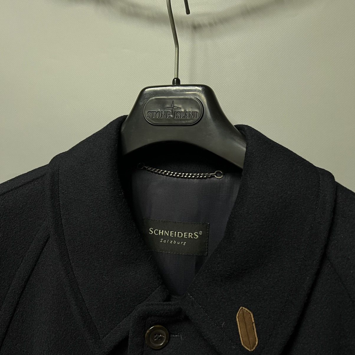 Schneiders Schneiders Salzburg Wool Long Overcoat Black Wool + Alpaca Size US L / EU 52-54 / 3 - 4 Thumbnail
