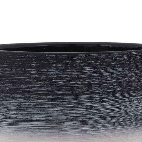 Designer × Homemade CERAMIC, S/2 8/10" PLANTER ON WOODEN STAND, GRAY Size US L / EU 52-54 / 3 - 7 Thumbnail