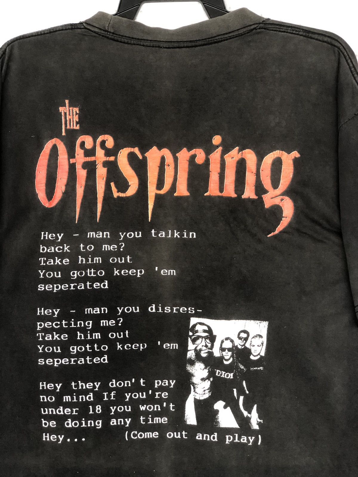 Band Tees Vintage Thrashed 🔥 OFFSPRING Bootleg Rare Size US L / EU 52-54 / 3 - 6 Thumbnail
