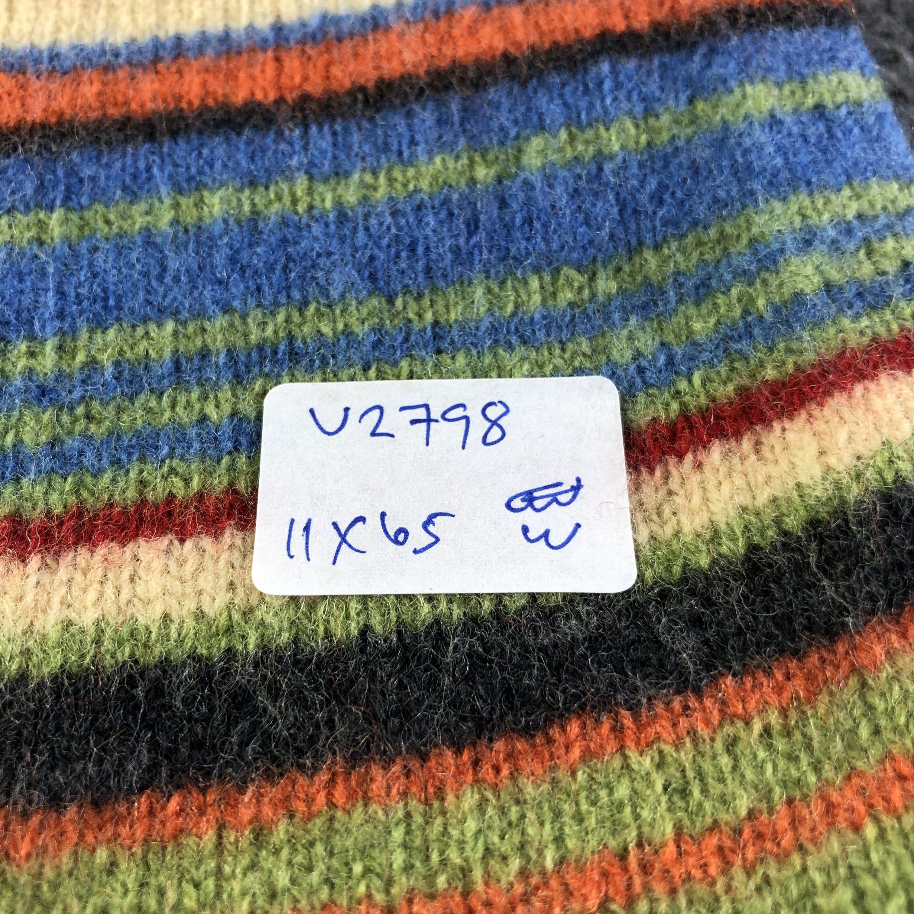 Gap GAP Striped Wool Scarf Muffler Neckwear V2798 Size ONE SIZE - 7 Thumbnail