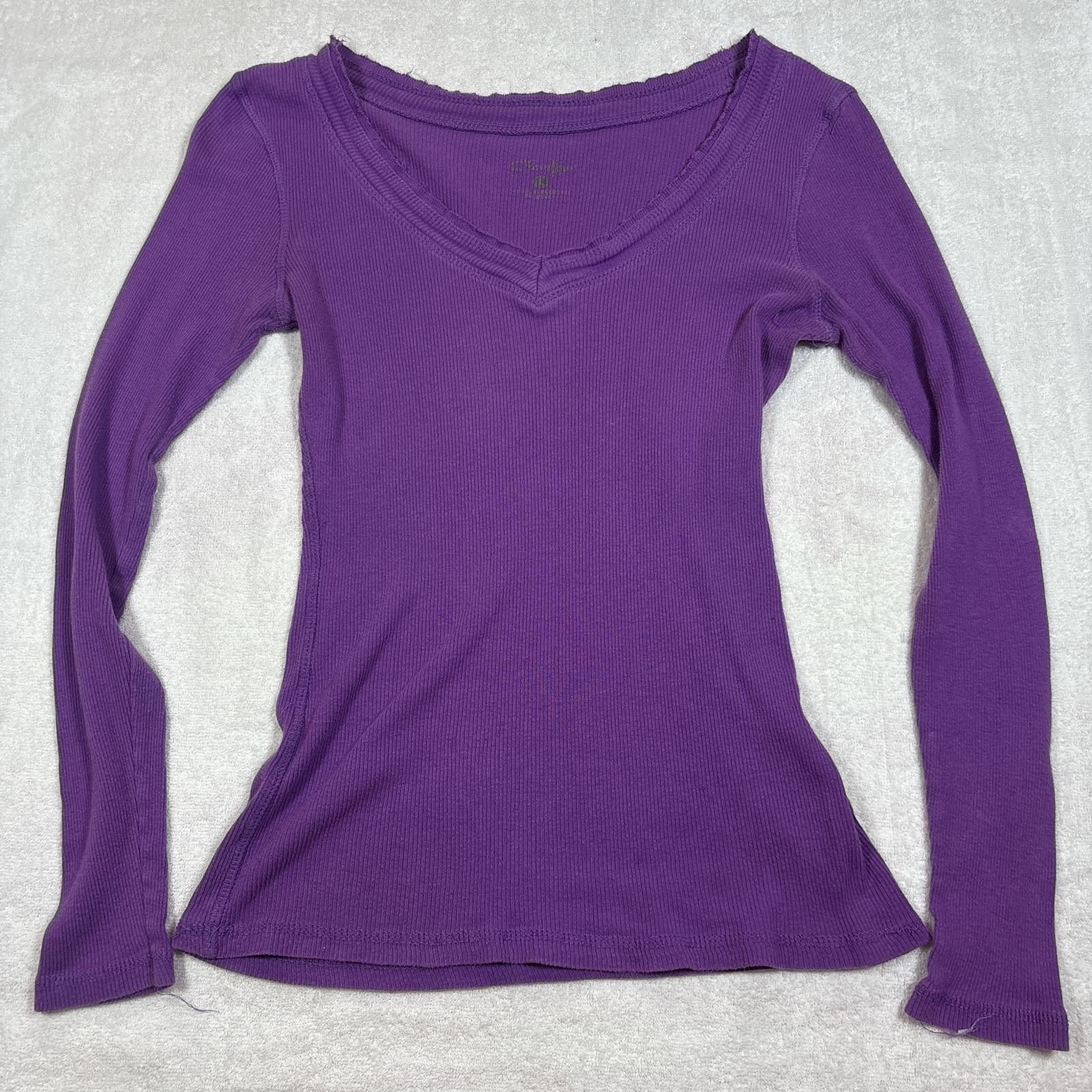Other y2k purple fitted long sleeve top Size L / US 10 / IT 46 - 1 Thumbnail