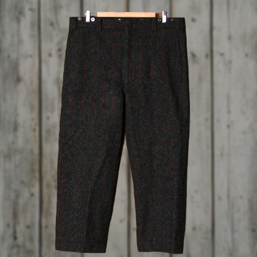 Vintage VINTAGE Woolrich Pants Wool Blend Plaid Hunting Pants 38 Men Regular Gray 1990 Woolrich Mens Hunting Pants Size US 38 / EU 54 - 1 Thumbnail