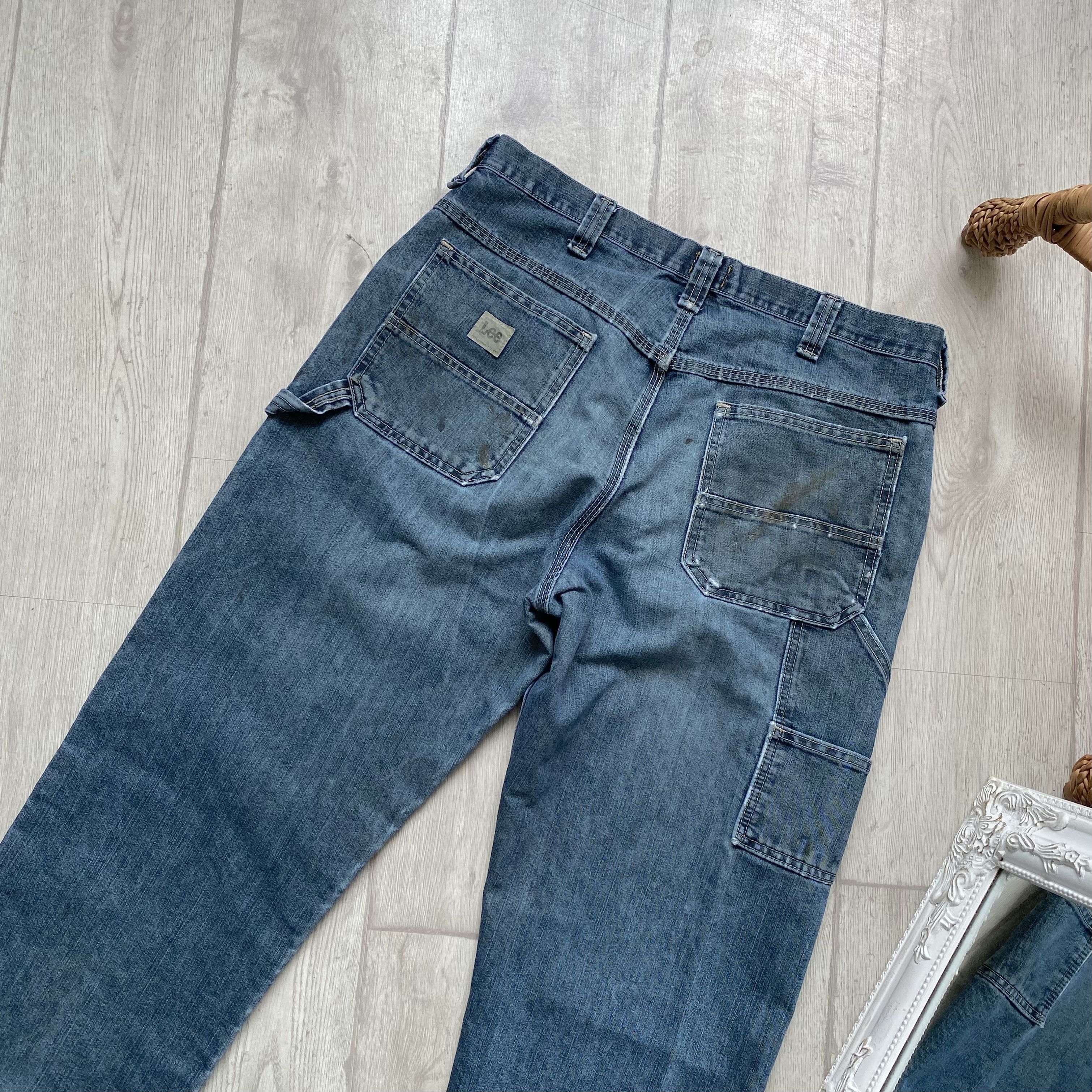 Lee Vintage Lee Work Skater Denim pants Distressed Carhartt Size US 32 / EU 48 - 1 Thumbnail