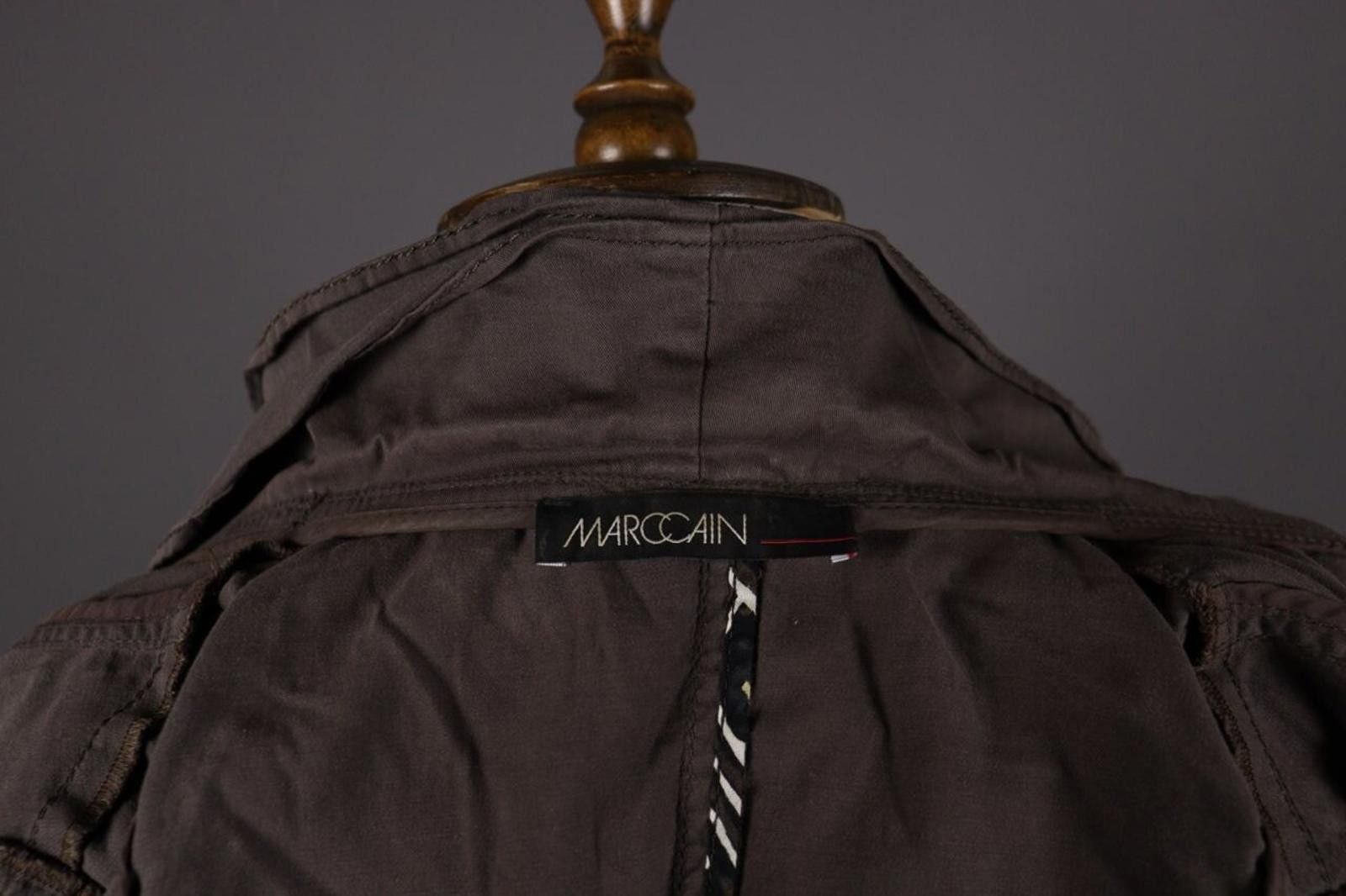 Designer Marc Cain Brown Multipocket Lightweight Blazer Jacket Size 2 Size XS / US 0-2 / IT 36-38 - 8 Thumbnail