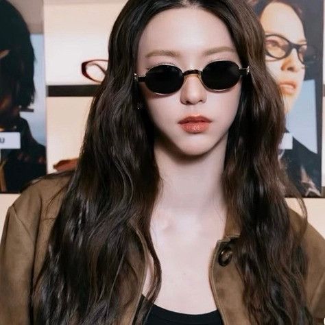 Miu Miu Miu Miu MUB51S 7OE30Y Sunglasses Brass Oval Frame Size ONE SIZE - 4 Thumbnail