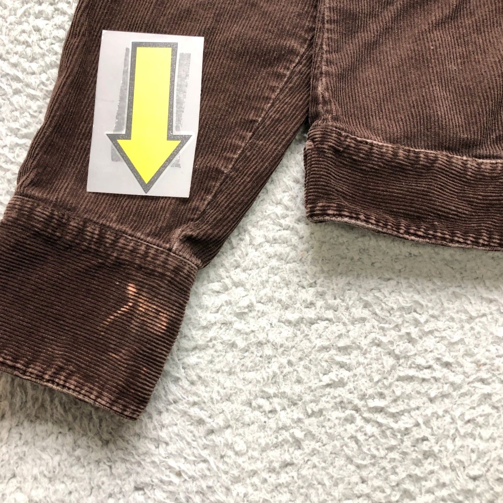 Tommy Hilfiger VINTAGE Tommy Hilfiger Jacket Womens XL Brown Corduroy Trucker Logo Button Size 40" / US 18 - 4 Thumbnail