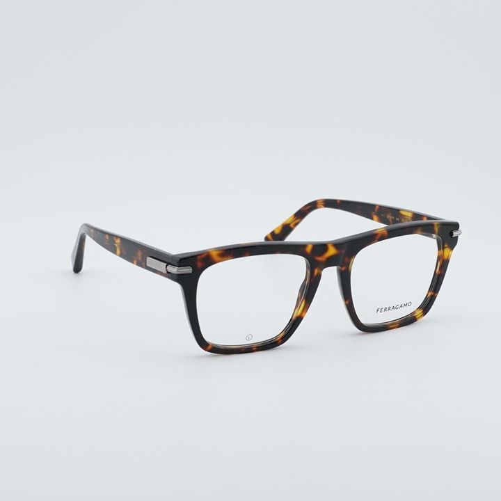 Salvatore Ferragamo Salvatore Ferragamo SF3015 242 Eyeglasses Dark Havana 53mm Size ONE SIZE - 4 Thumbnail