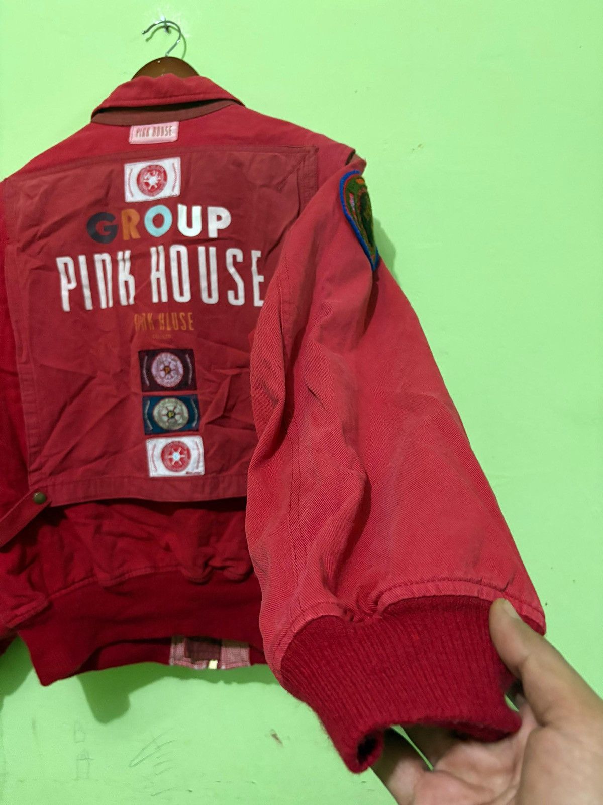 Pink House Vintage Pink House MA-1 Bomber Jacket Design Group Pinkhouse Size US M / EU 48-50 / 2 - 9 Thumbnail