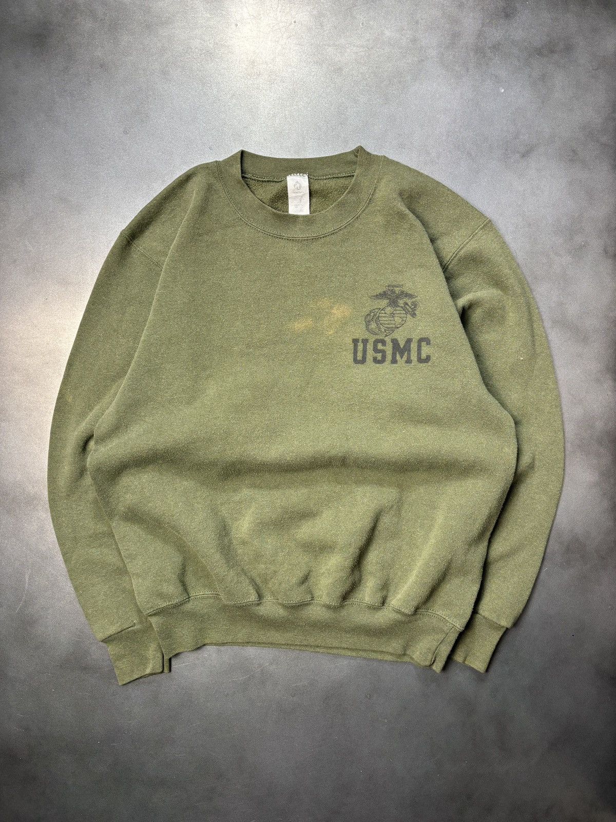 Vintage Vintage USMC Crewneck Sweatshirt Shia Labeouf Marine Corps S Size US S / EU 44-46 / 1 - 4 Thumbnail