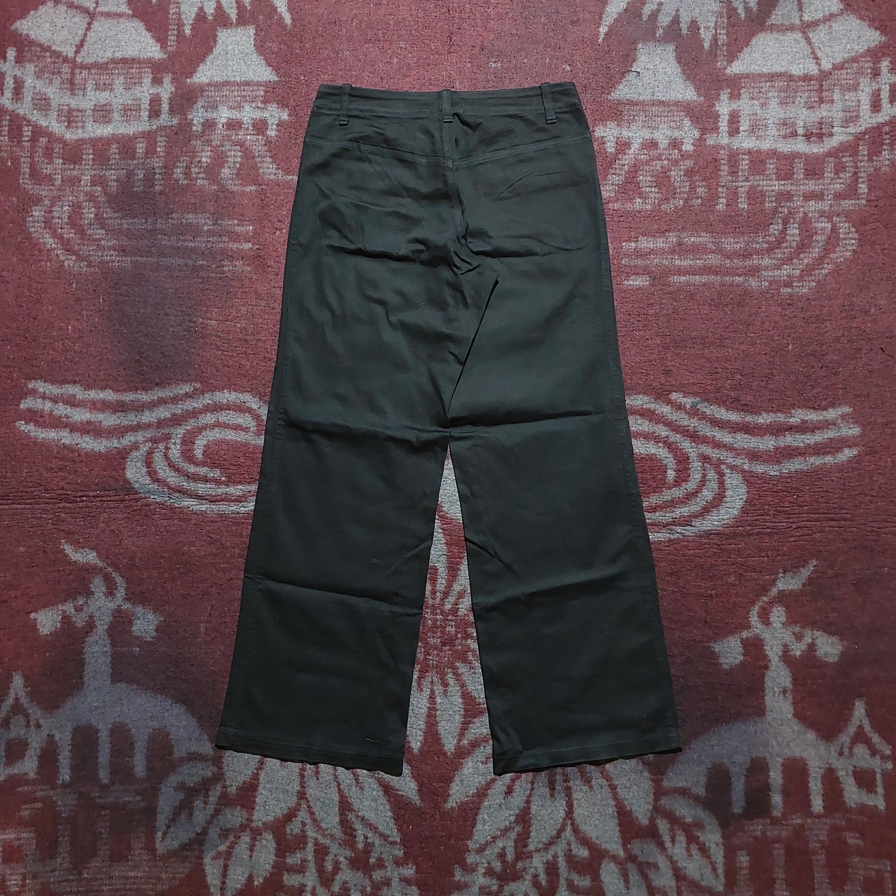 Issey Miyake Issey miyake Plantation black wide pants Size US 30 / EU 46 - 4 Thumbnail