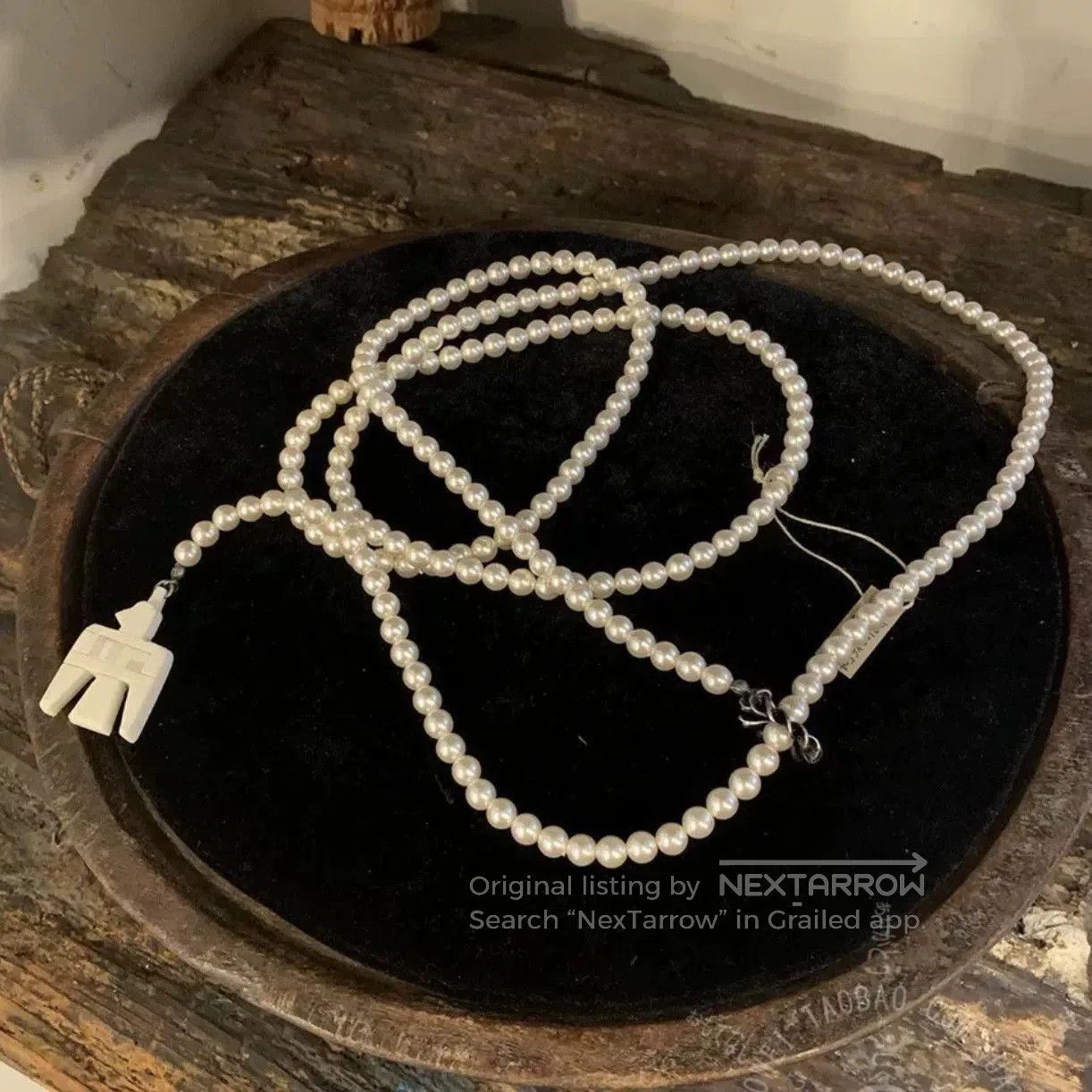 Kapital Kapital Pearl Thunderbird Adjustable Necklace. Size ONE SIZE - 4 Thumbnail