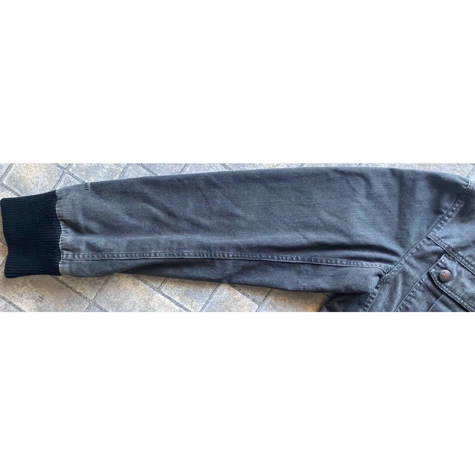 Denime FOX Denim Jacket Hooded Coat Men L Black Regular Denim Hooded Jacket Y2K Men’s Large Fox Size US L / EU 52-54 / 3 - 6 Thumbnail
