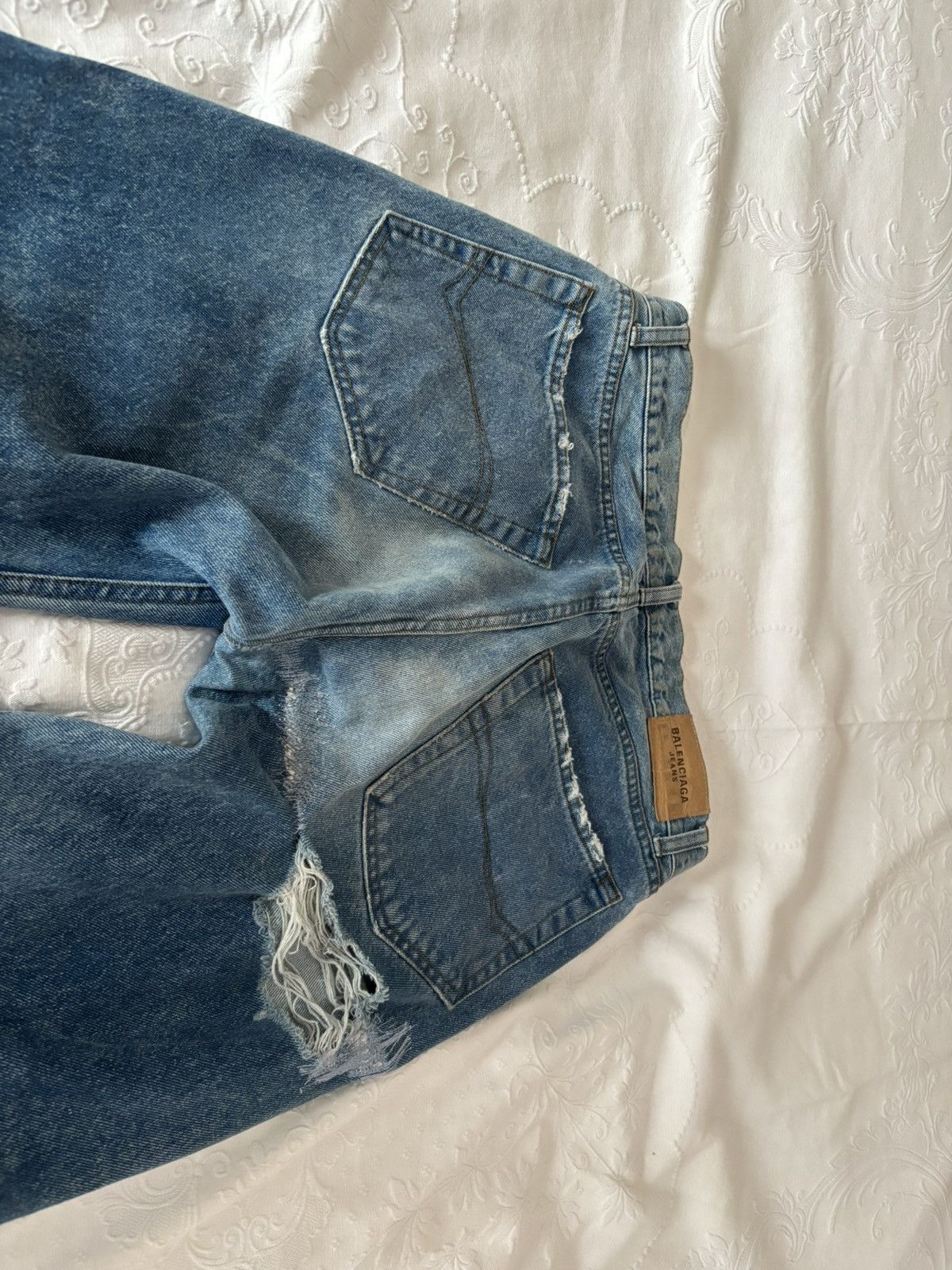 Balenciaga Balenciaga Slashed Made in Japan Jeans Size US 30 / EU 46 - 5 Thumbnail