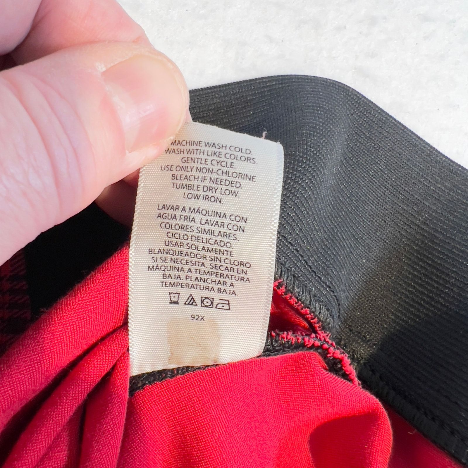 Other Terra & Sky Stretch Pullon Pant Ankle Woman's 1X Red Black Size 36" / US 14 / IT 50 - 11 Thumbnail