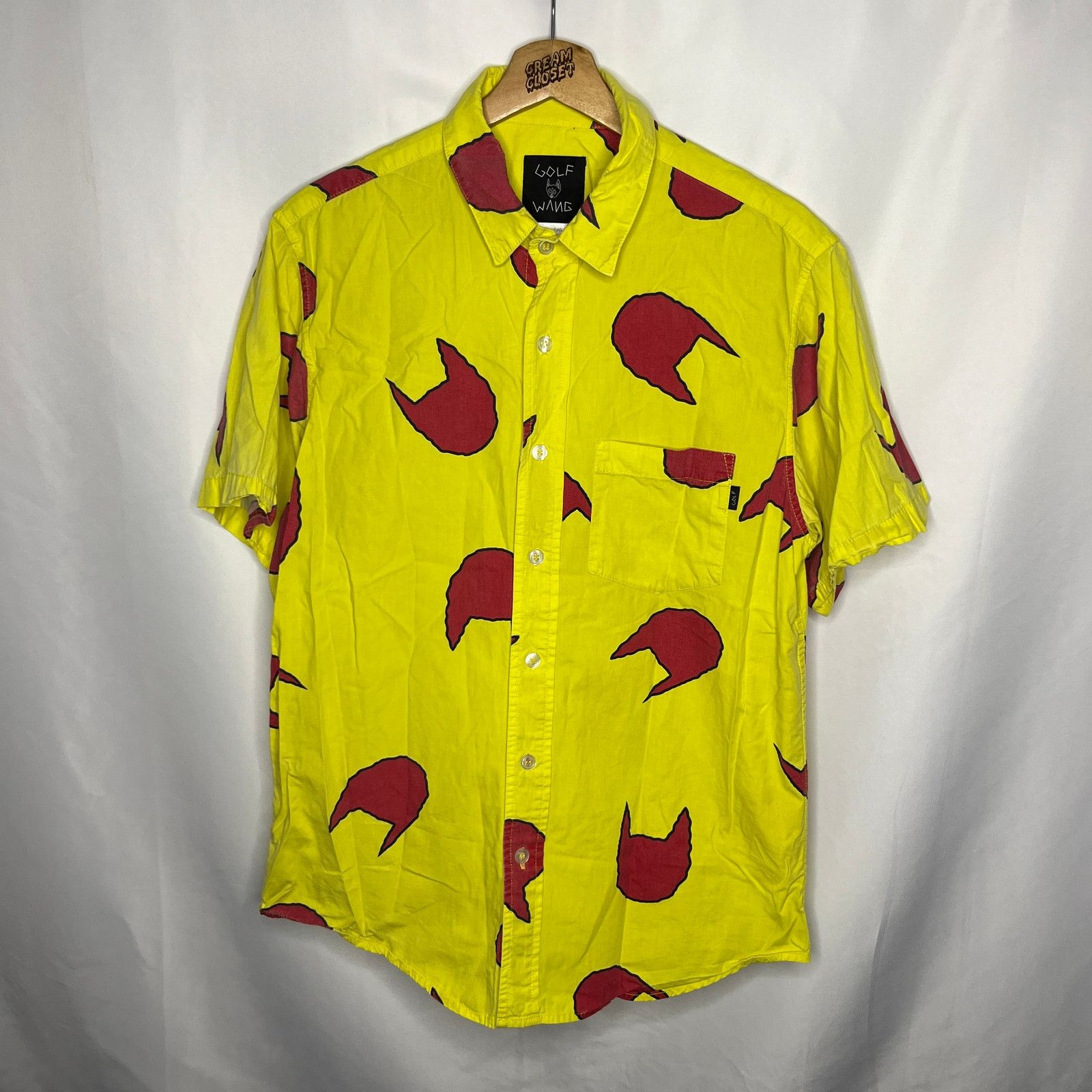 Golf Wang × Odd Future 2013 Golf Wang OFWGKTA Tyler the Creator Kill Cat Button Up Size US M / EU 48-50 / 2 - 1 Thumbnail
