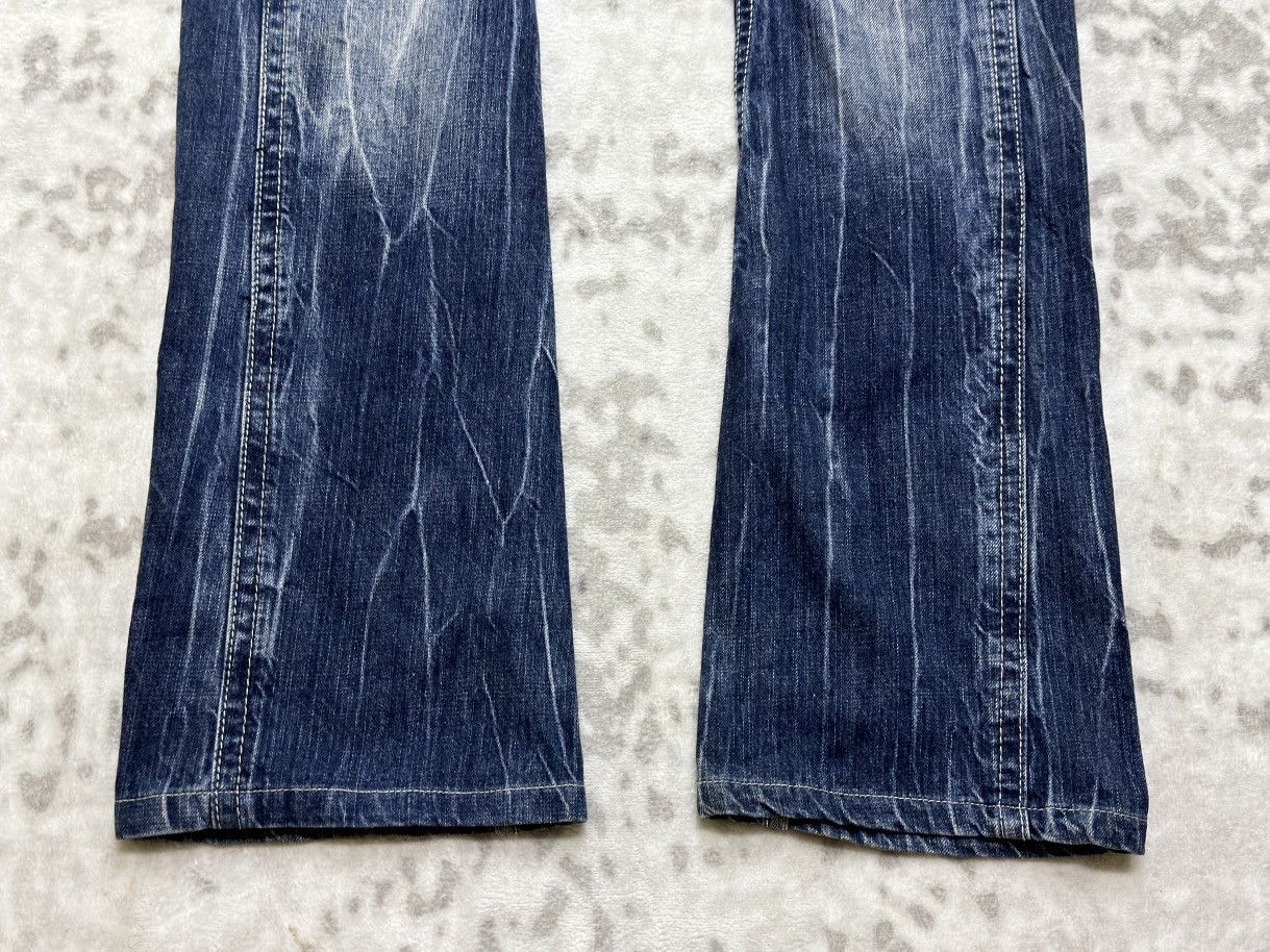 Hysteric Glamour Semantic Design Flare Y2K Punk Distressed Denim Studded Size US 32 / EU 48 - 7 Thumbnail