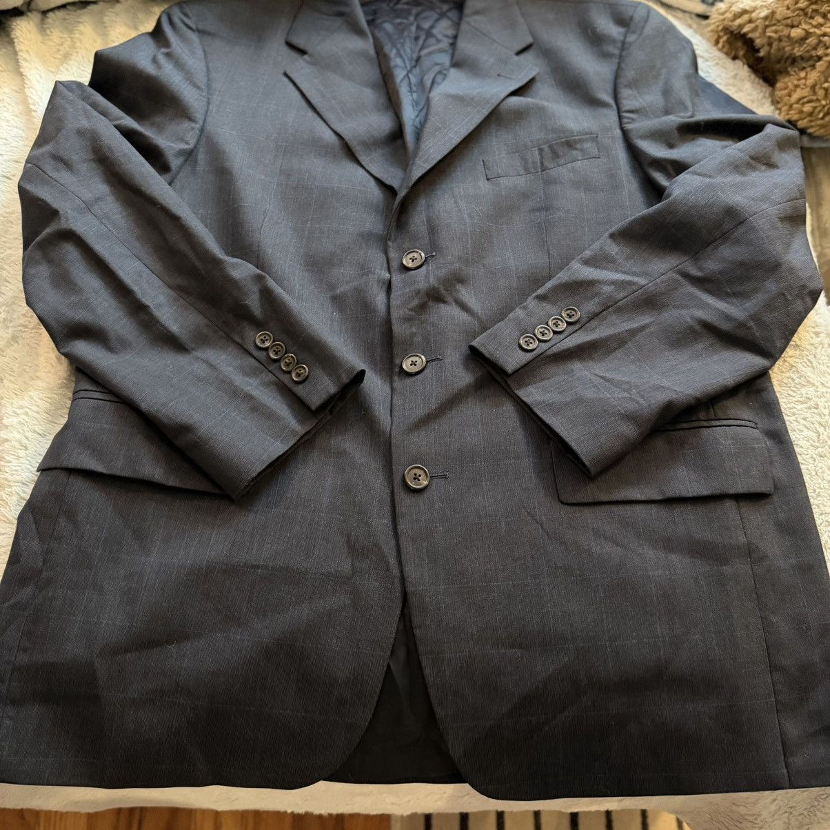 Polo Ralph Lauren VTG 90s Ralph Lauren Polo University Club Blazer Wool Jacket Size 42R - 3 Thumbnail