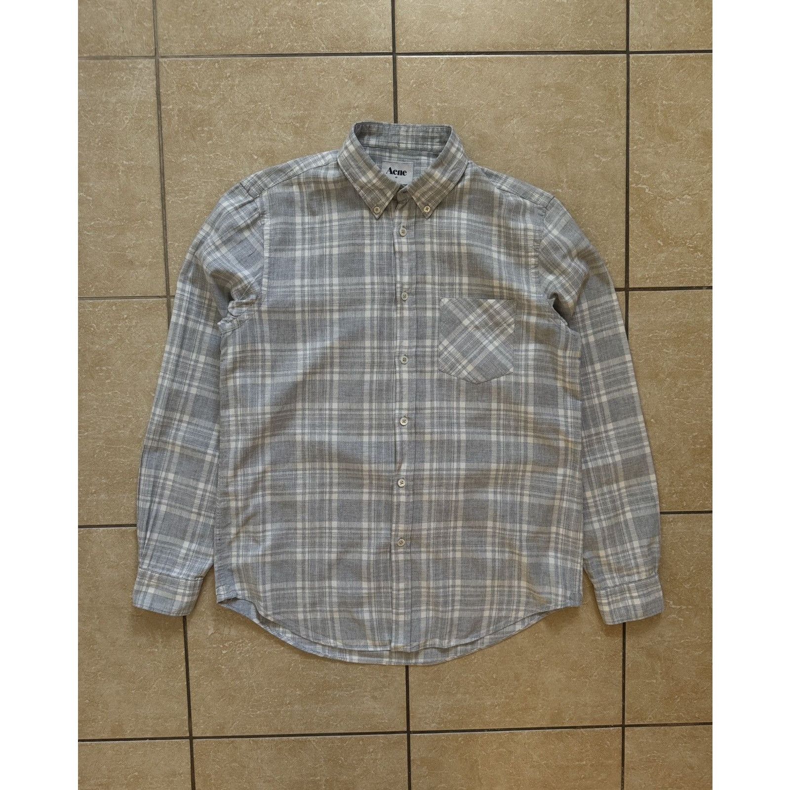 Acne Studios Vintage Acne Studios Straight Check AW11 Tartan Shirt Size US M / EU 48-50 / 2 - 1 Thumbnail