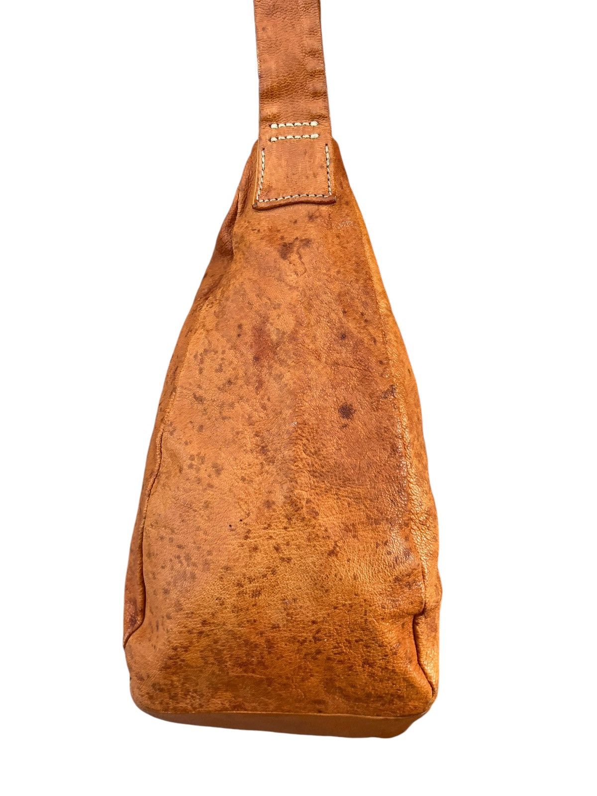 Leather Genten Japan Fade Patina Leather Bag Banana Size ONE SIZE - 14 Thumbnail