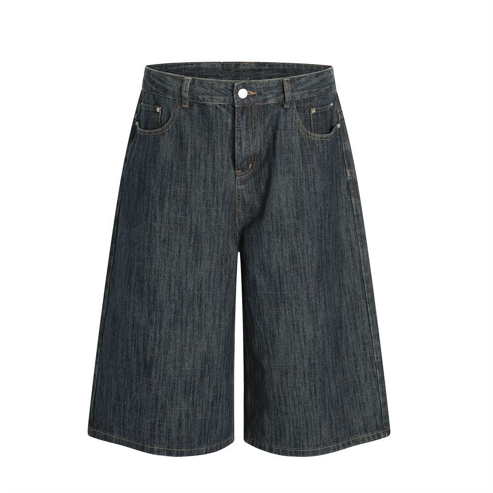 Japanese Brand × Jean American all-match street trend loose washed denim shorts Size US 32 / EU 48 - 1 Thumbnail