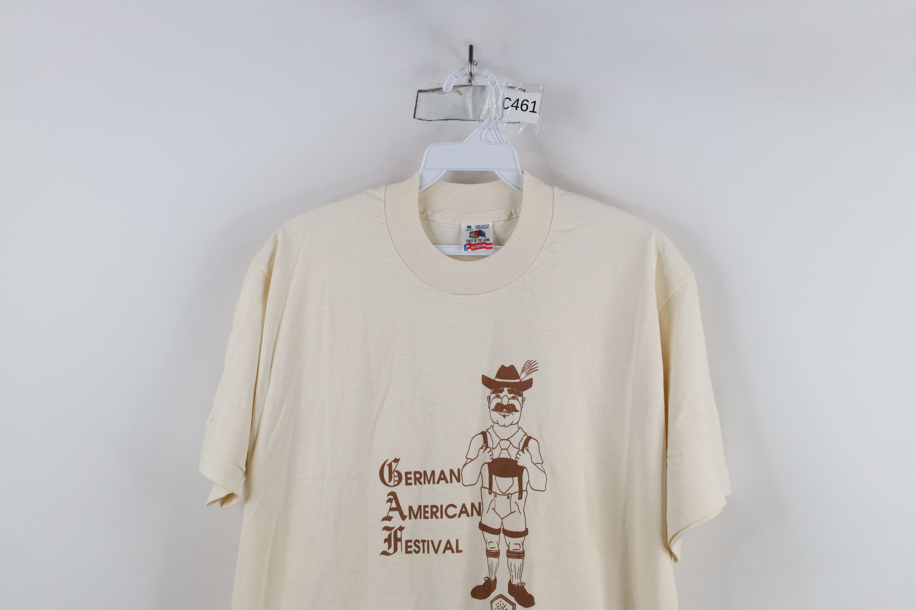 Vintage Vintage 90s Streetwear German American Festival T-Shirt USA Size US M / EU 48-50 / 2 - 2 Thumbnail
