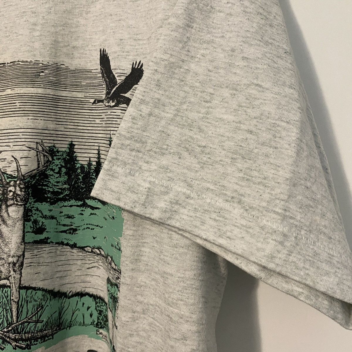 Vintage Vintage 90s Nature Tee Size US L / EU 52-54 / 3 - 3 Thumbnail