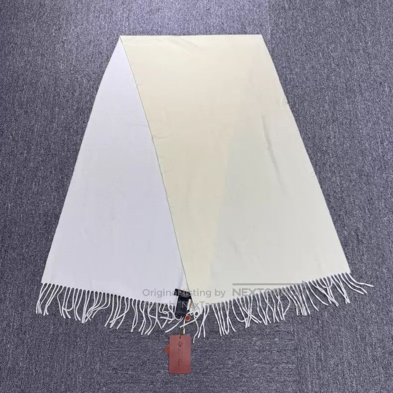 Loro Piana Loro Piana size 185*45cm Fringed Cashmere Scarf Size ONE SIZE - 1 Thumbnail