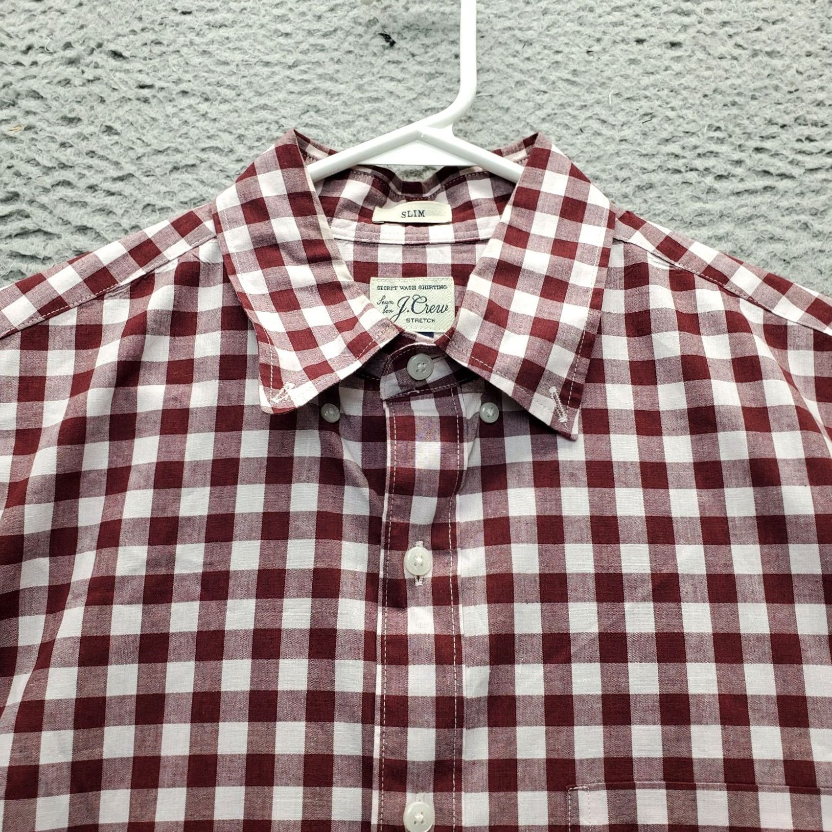 J.Crew J.Crew Mens Shirt Multi Check Slim Stretch Button-Down M White? Multicolor 90s? Size US M / EU 48-50 / 2 - 7 Thumbnail