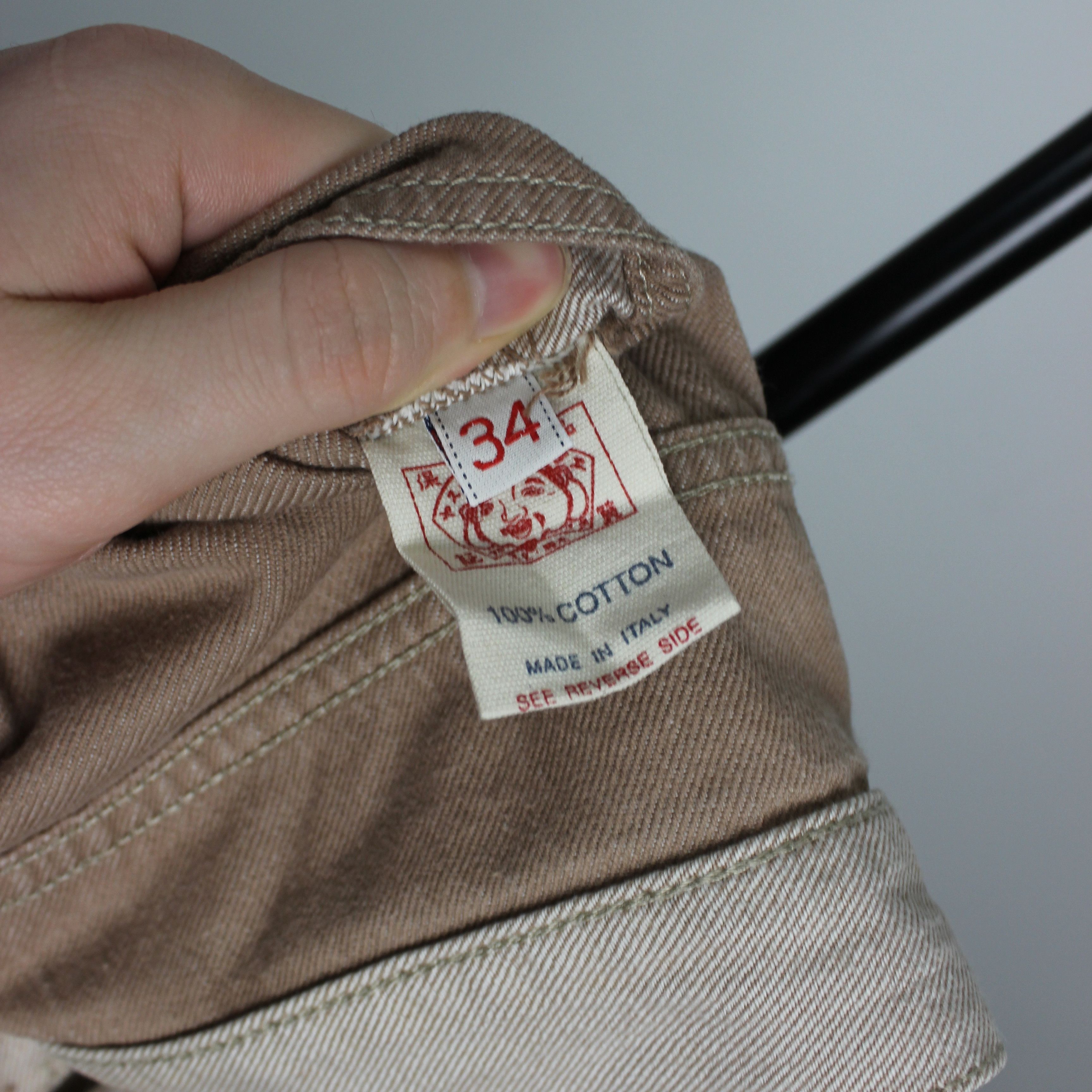 Evisu Evisu Double Sided Vintage Jeans Made In Italy Size 34 Size US 34 / EU 50 - 11 Thumbnail