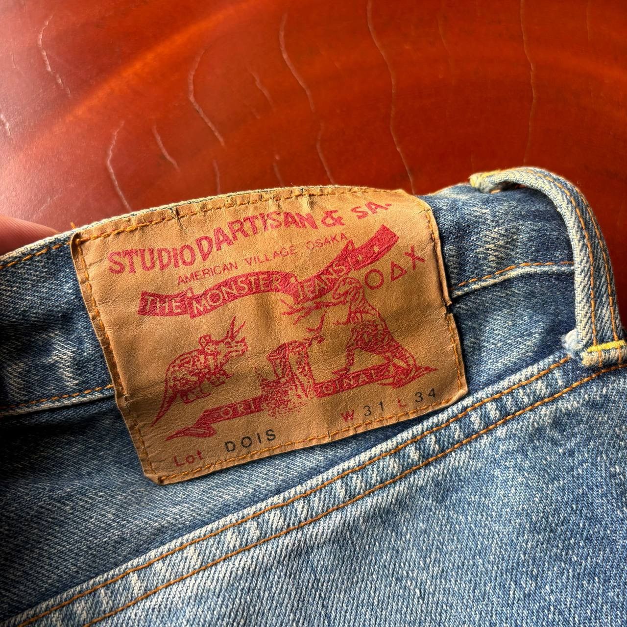 Studio D'Artisan Studio D’Artisan “ DOIS “ The Monster Selvedge Jeans Pants Size US 30 / EU 46 - 13 Thumbnail