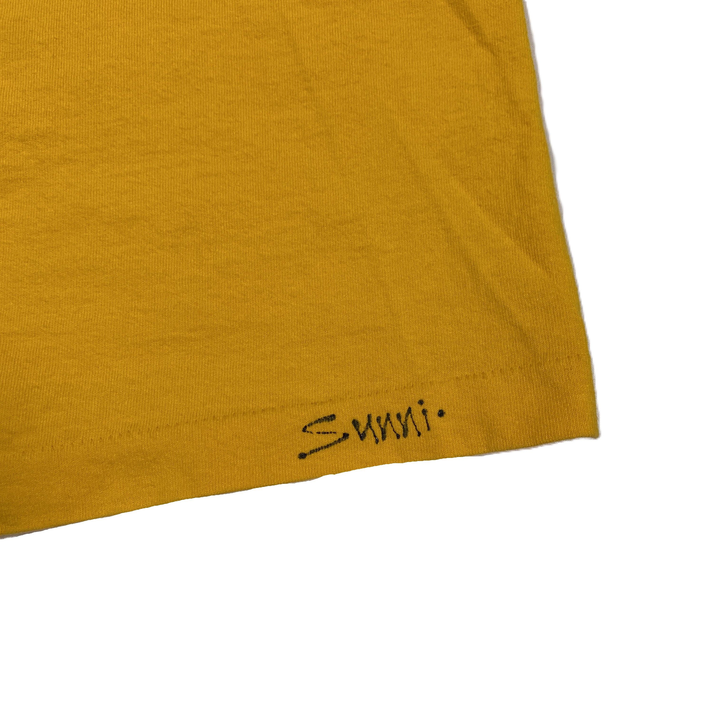 Vintage 1991 Vintage Single Stitch Tee Fruit of the Loom XL Yellow Size US XL / EU 56 / 4 - 5 Thumbnail