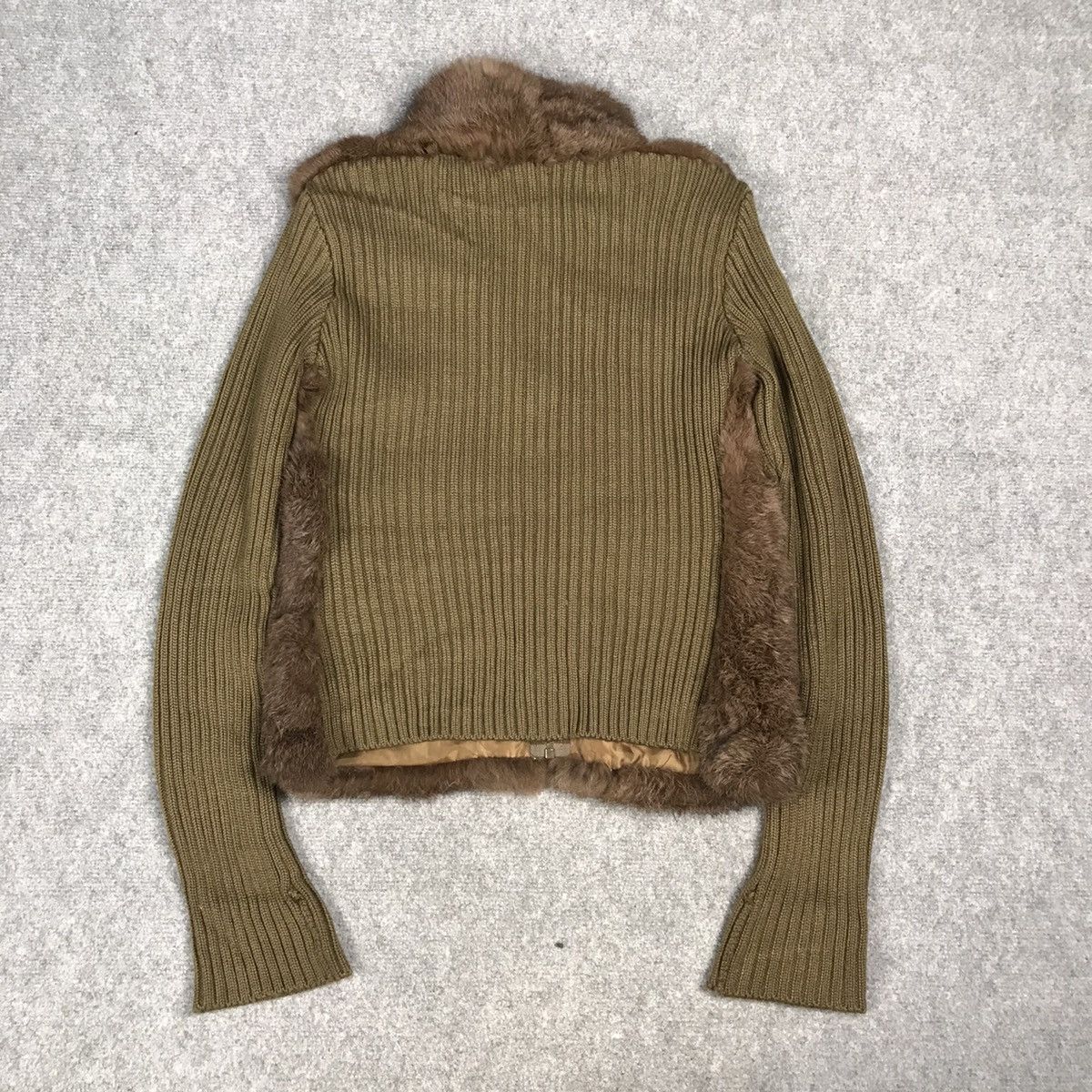 Designer × Japanese Brand Fur Winter cropped design knitwear long sleeve jacket Size US XS / EU 42 / 0 - 9 Thumbnail