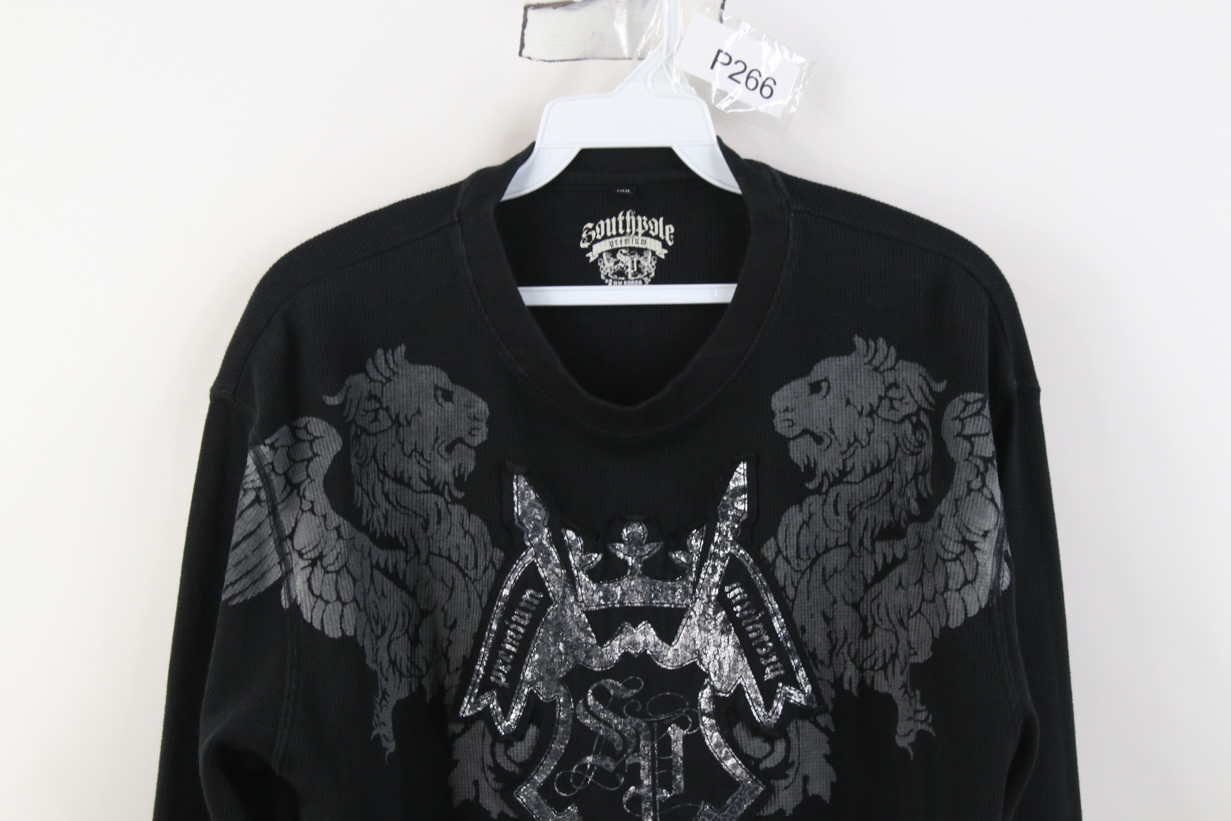 Southpole Vintage Y2K Southpole Lions Tribal UFC MMA Thermal T-Shirt Size US XXL / EU 58 / 5 - 2 Thumbnail