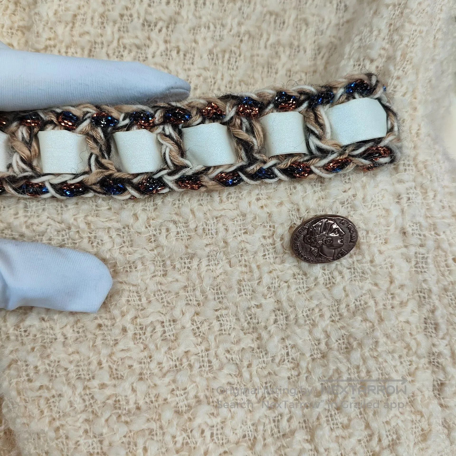 Chanel Chanel Beige Knit Sleeveless Dress 34. Size XXS / US 00 / IT 34 - 4 Thumbnail